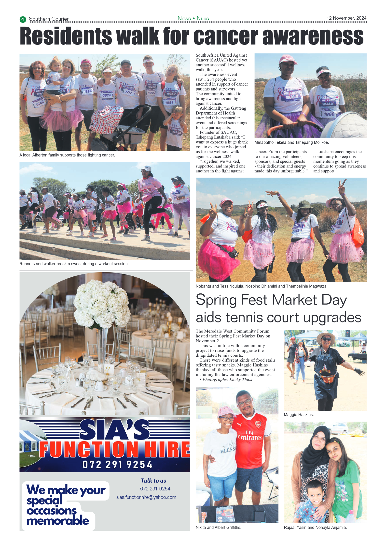 Southern Courier 12 November 2024 page 4