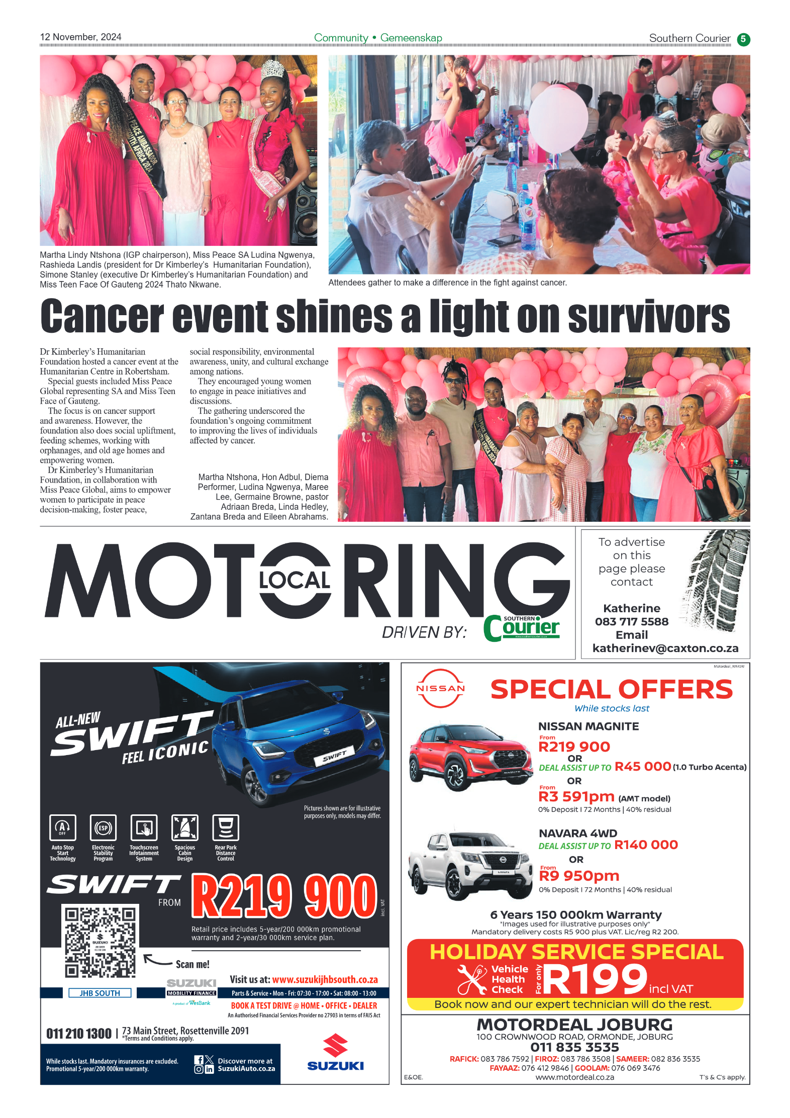 Southern Courier 12 November 2024 page 5