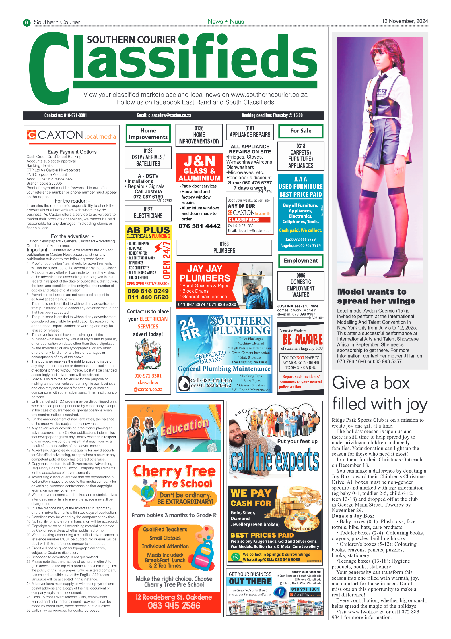 Southern Courier 12 November 2024 page 6
