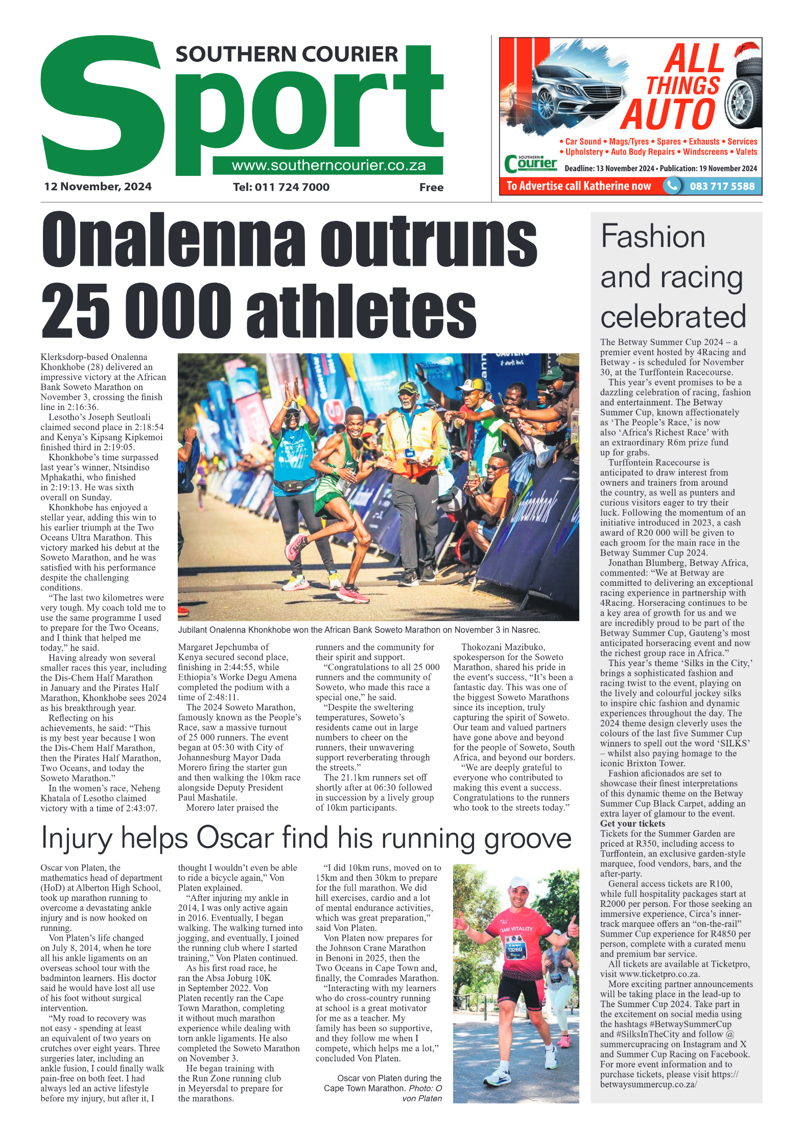 Southern Courier 12 November 2024 page 8