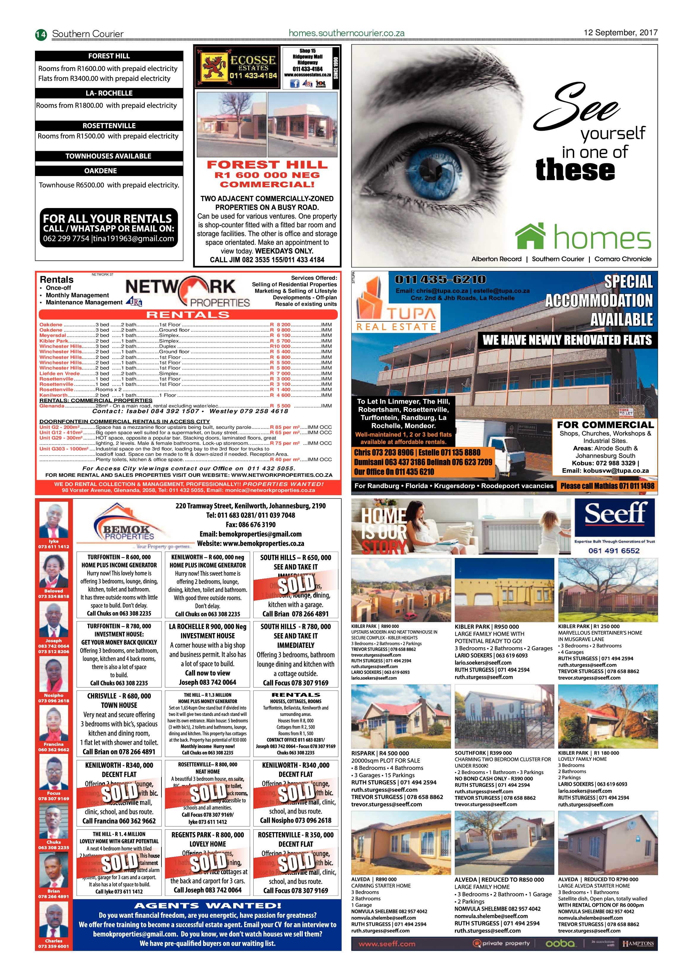 Southern Courier 12 September 2017 page 14