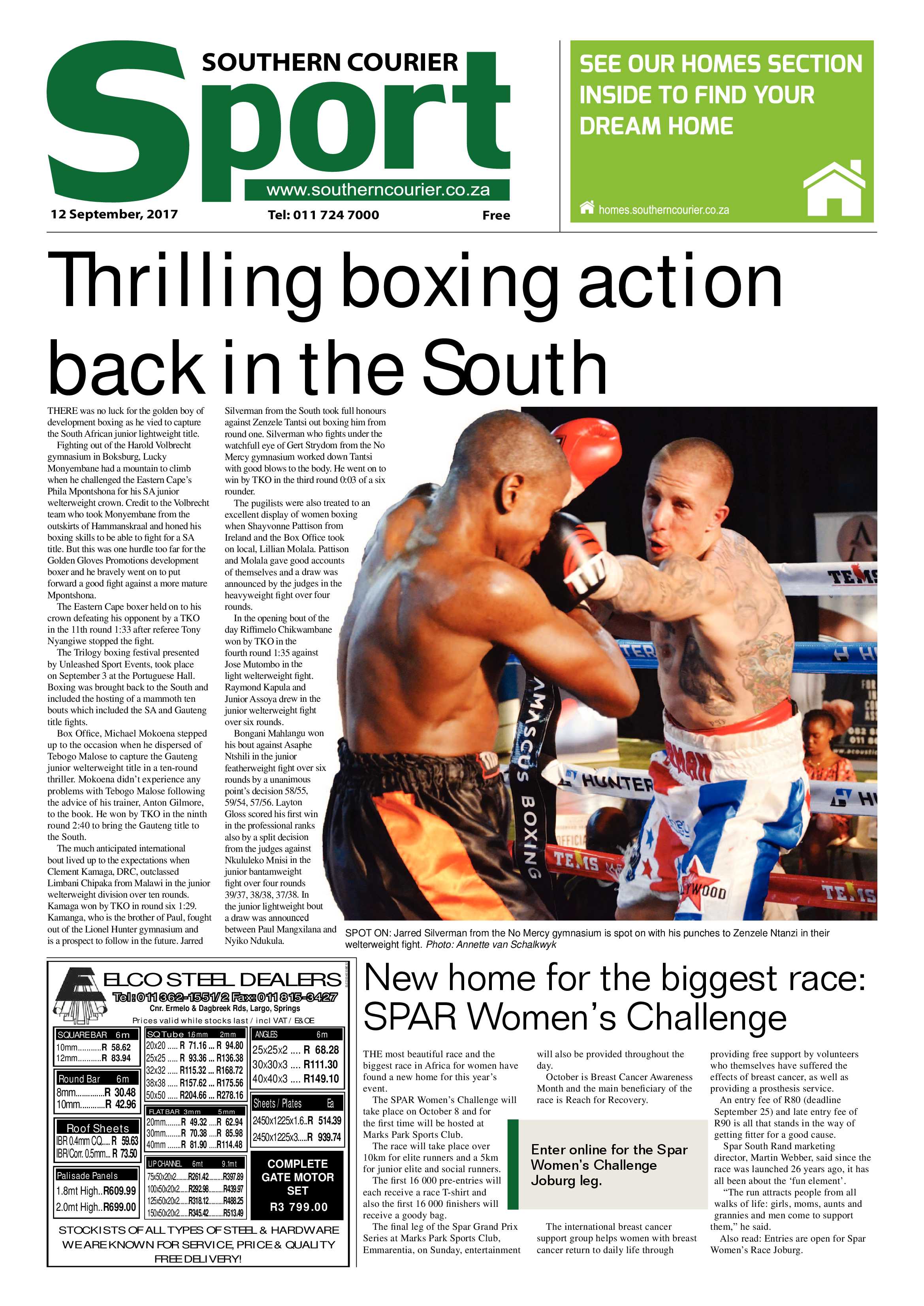 Southern Courier 12 September 2017 page 20