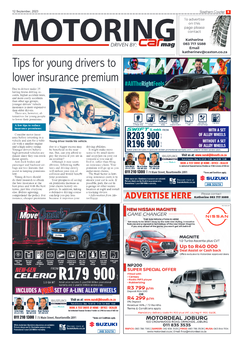 Southern Courier 12 September 2023 page 5