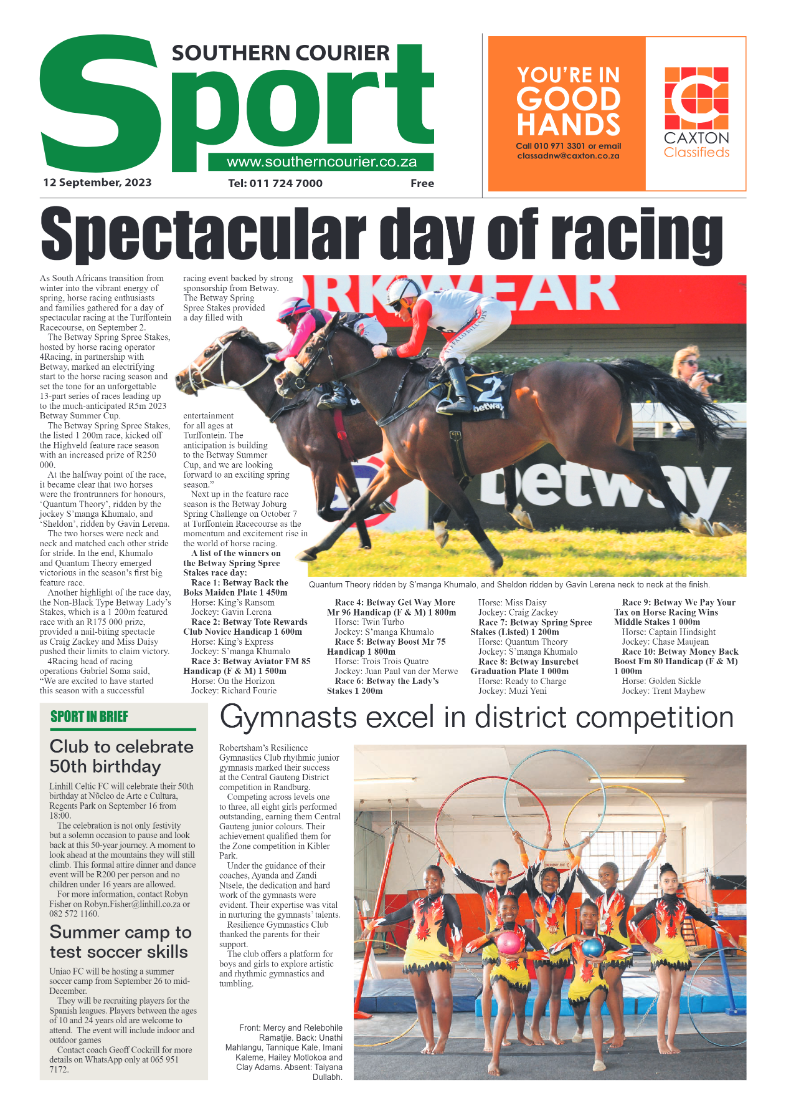 Southern Courier 12 September 2023 page 8