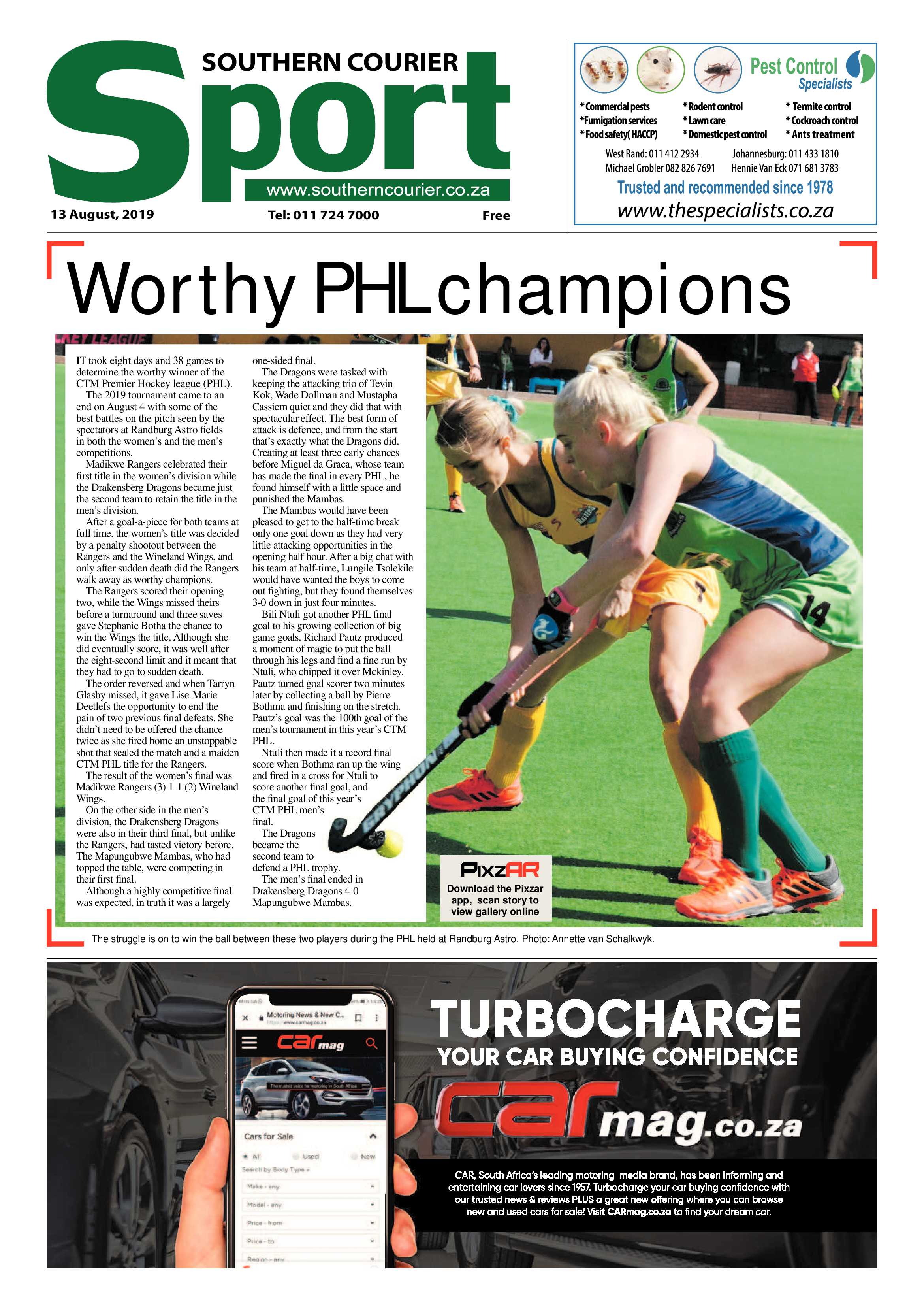 Southern Courier 13 August 2019 page 16