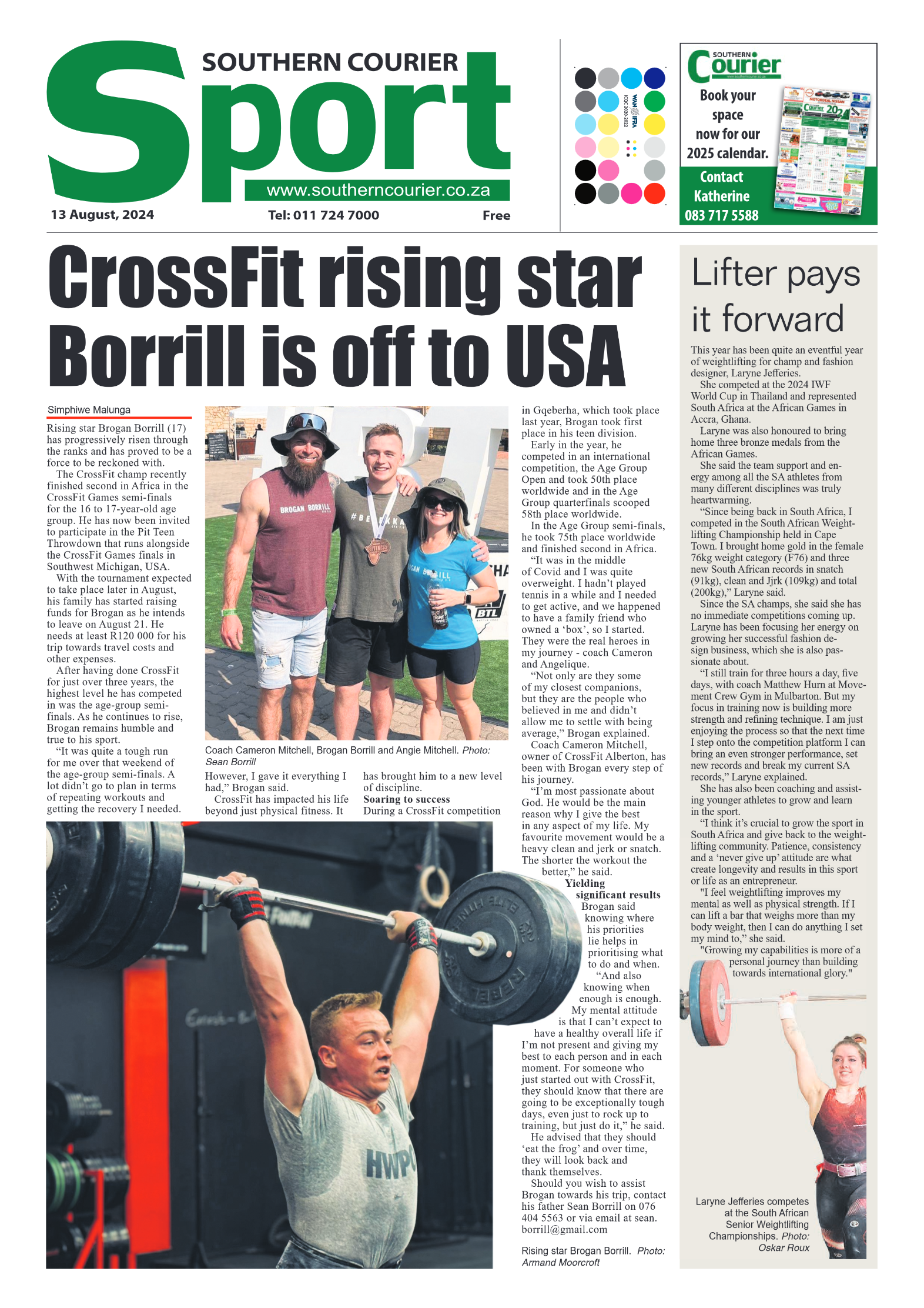 Southern Courier 13 August 2024 page 8