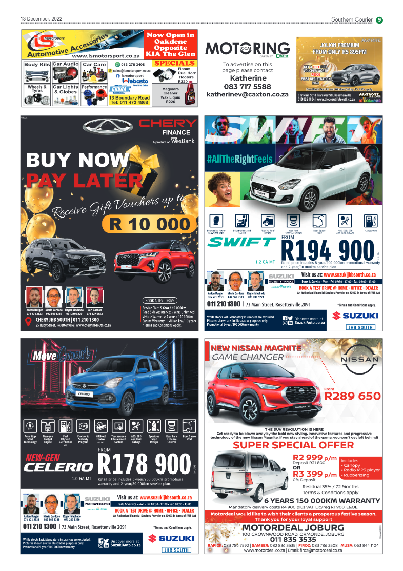 Southern Courier 13 Dec 2022 page 11