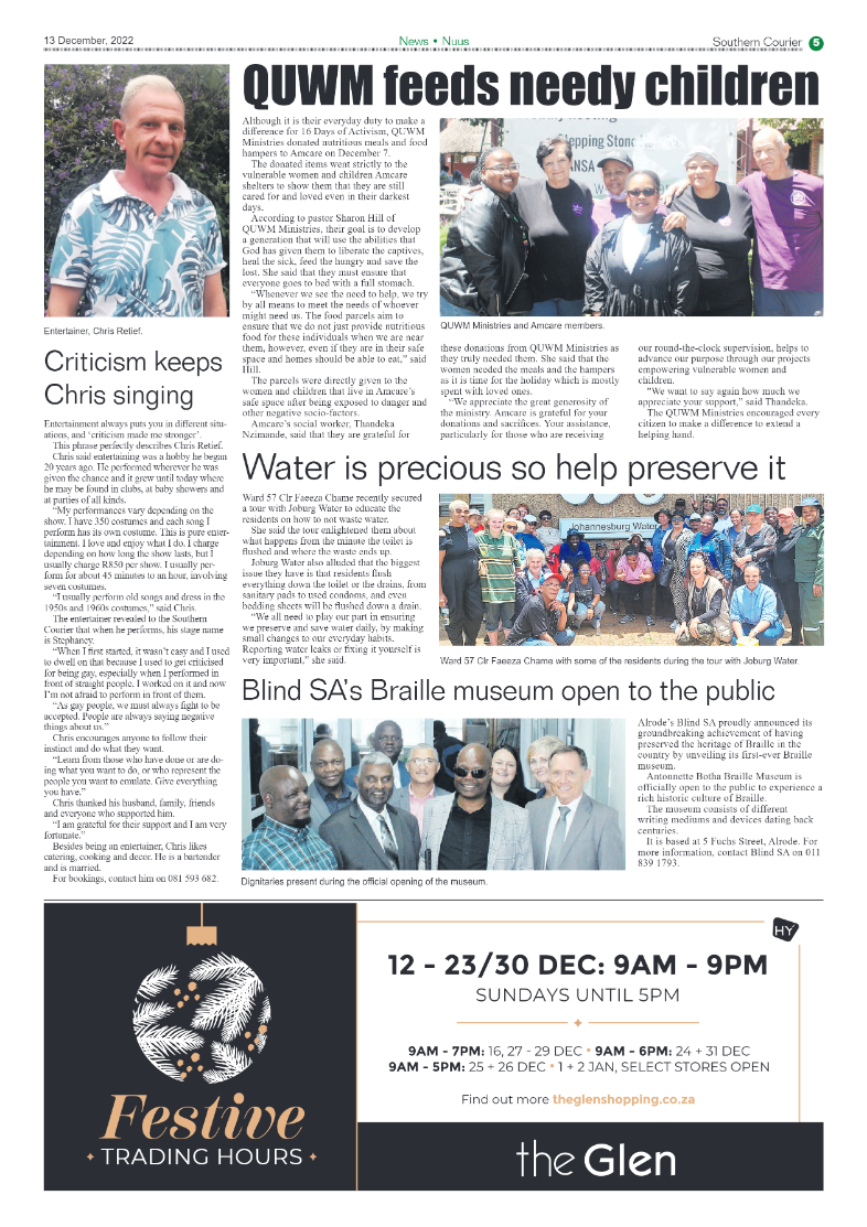 Southern Courier 13 Dec 2022 page 7