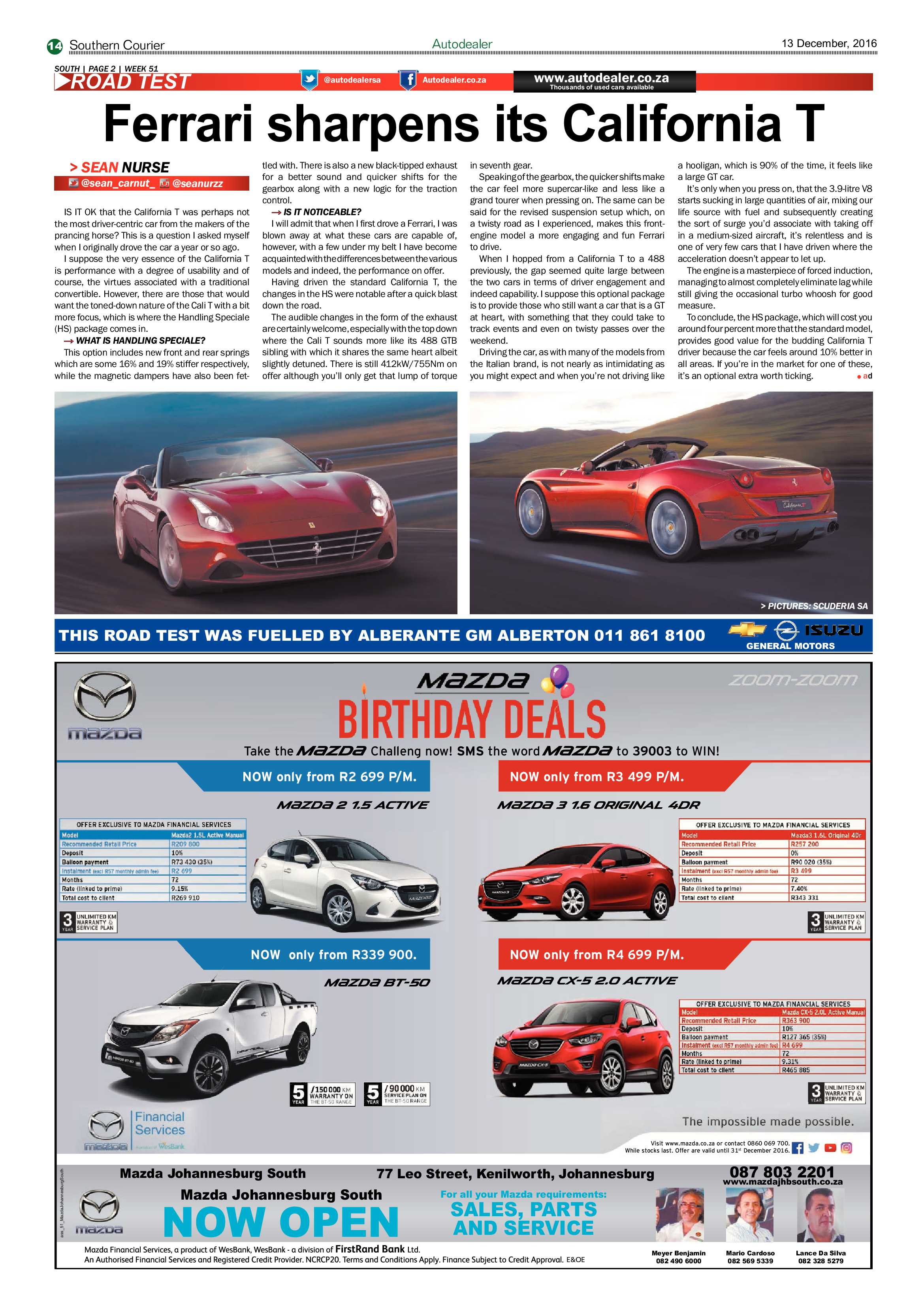 Southern Courier 13 December 2016 page 14