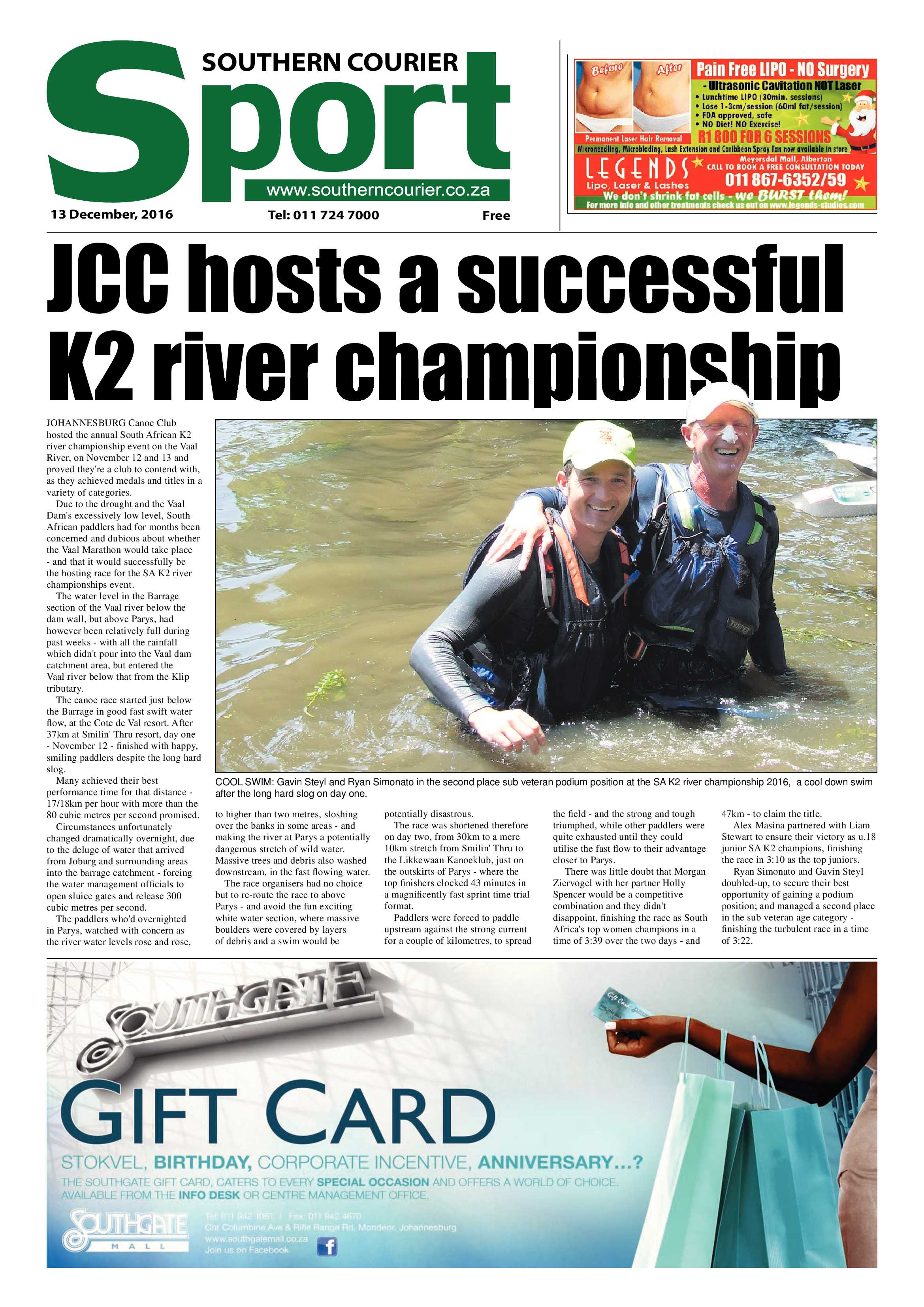 Southern Courier 13 December 2016 page 28
