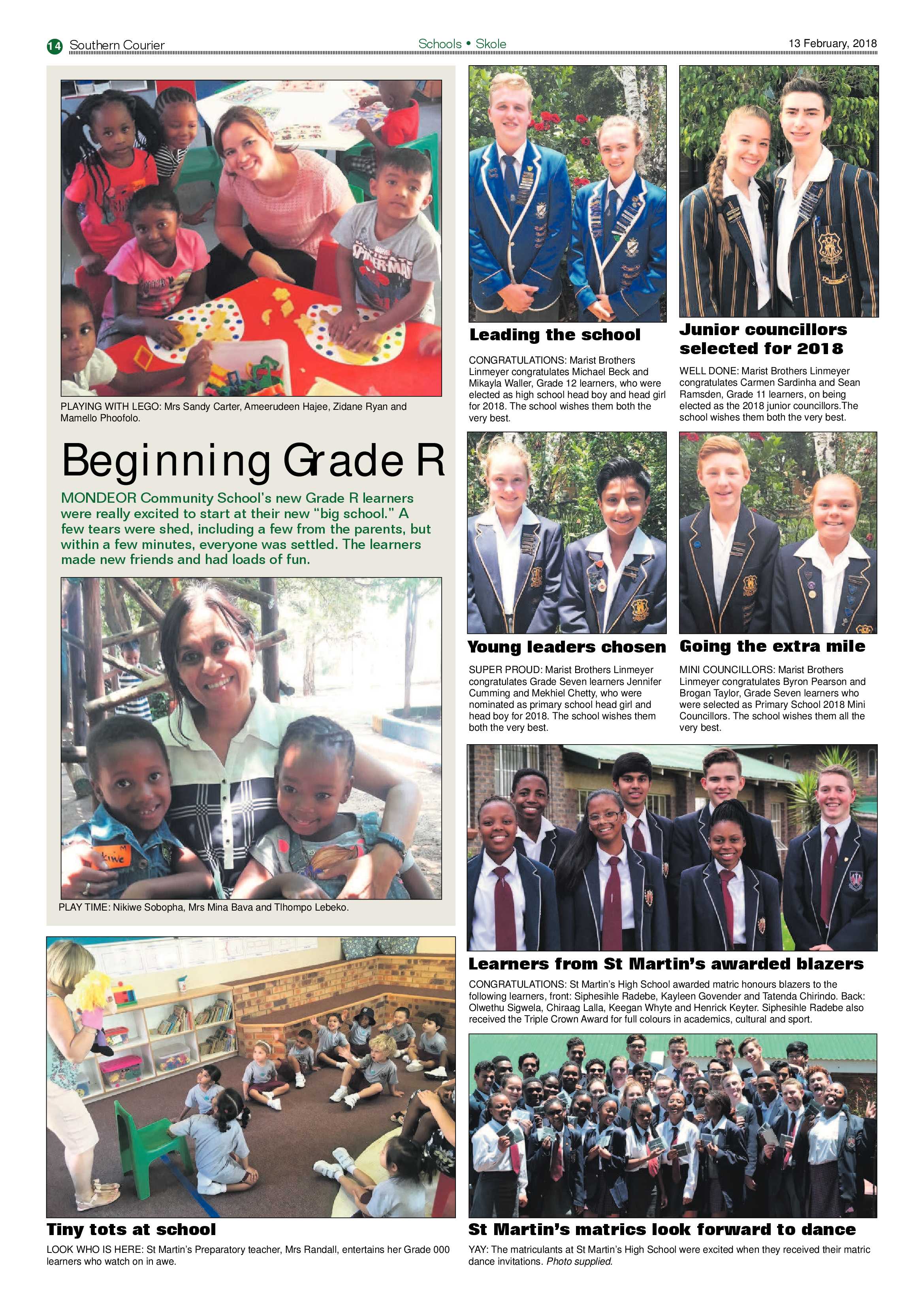 Southern Courier 13 February 2018 page 14