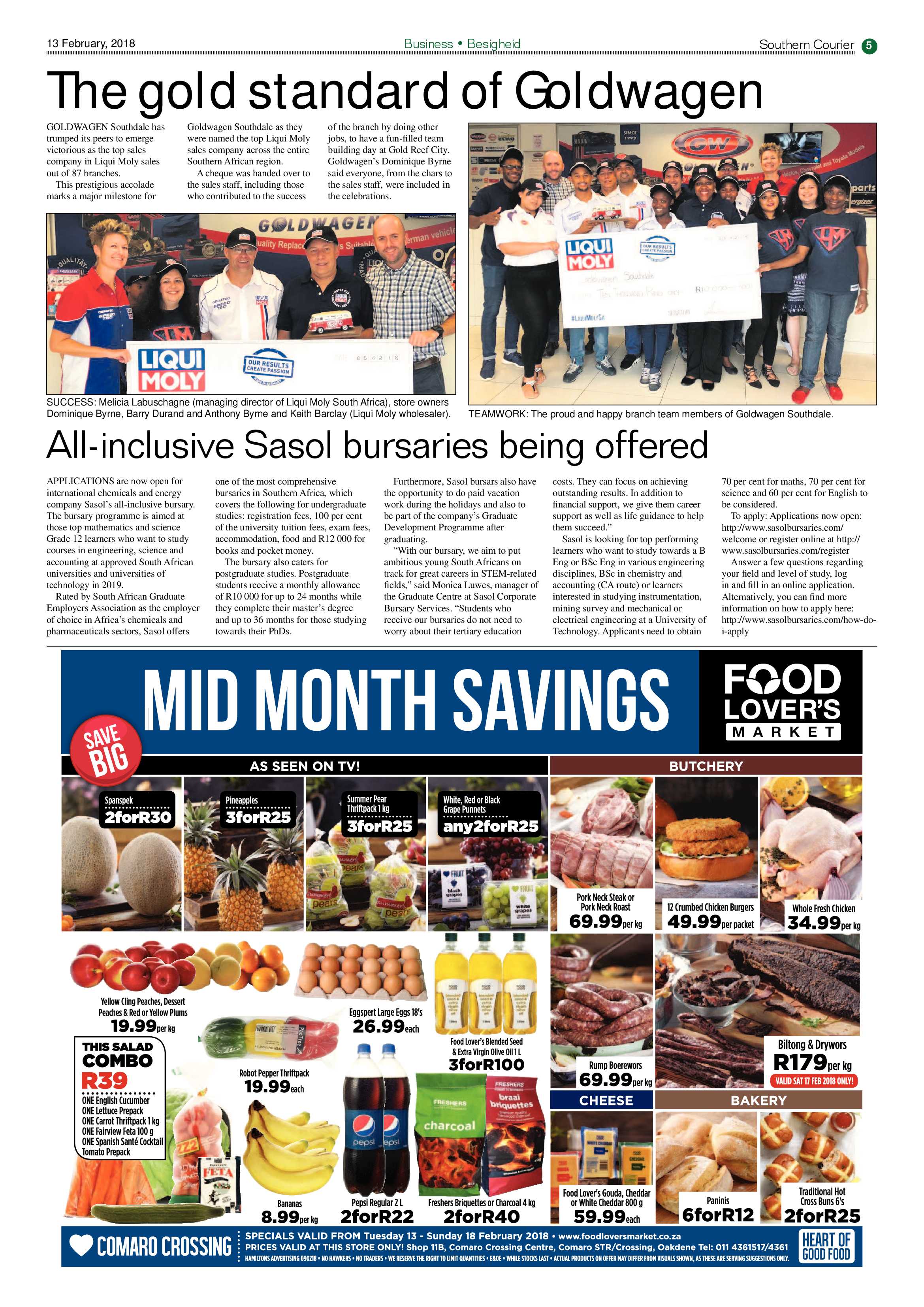 Southern Courier 13 February 2018 page 5