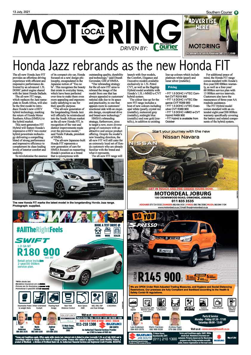 Southern Courier 13 July 2021 page 9