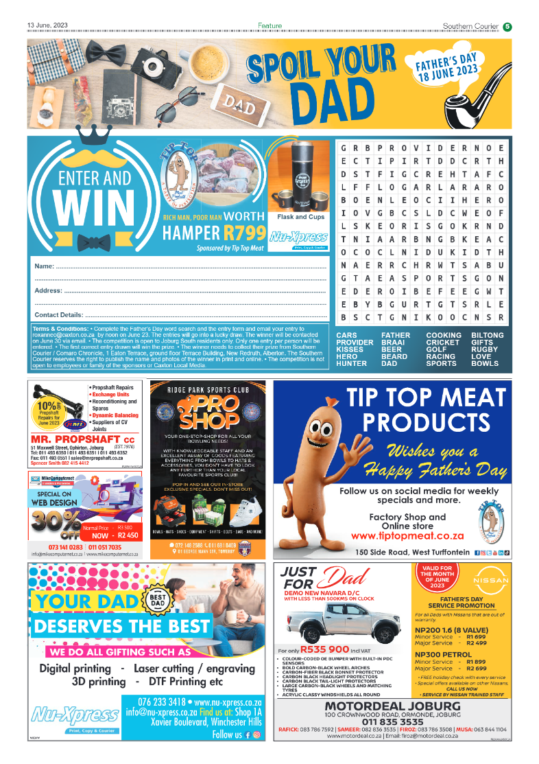 Southern Courier 13 June 2023 page 5