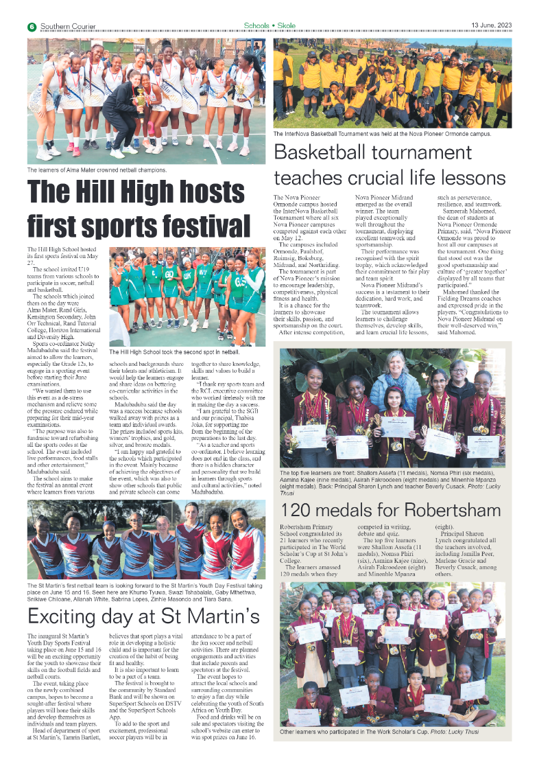 Southern Courier 13 June 2023 page 6