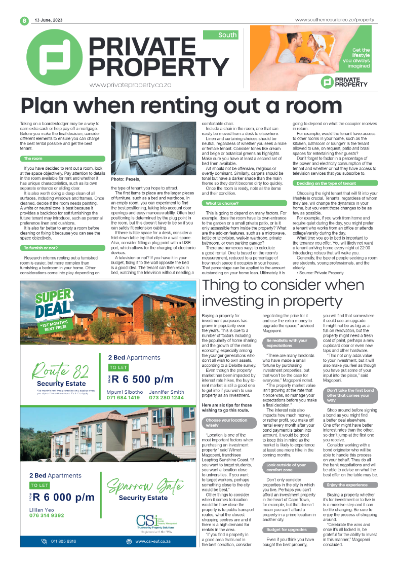 Southern Courier 13 June 2023 page 8