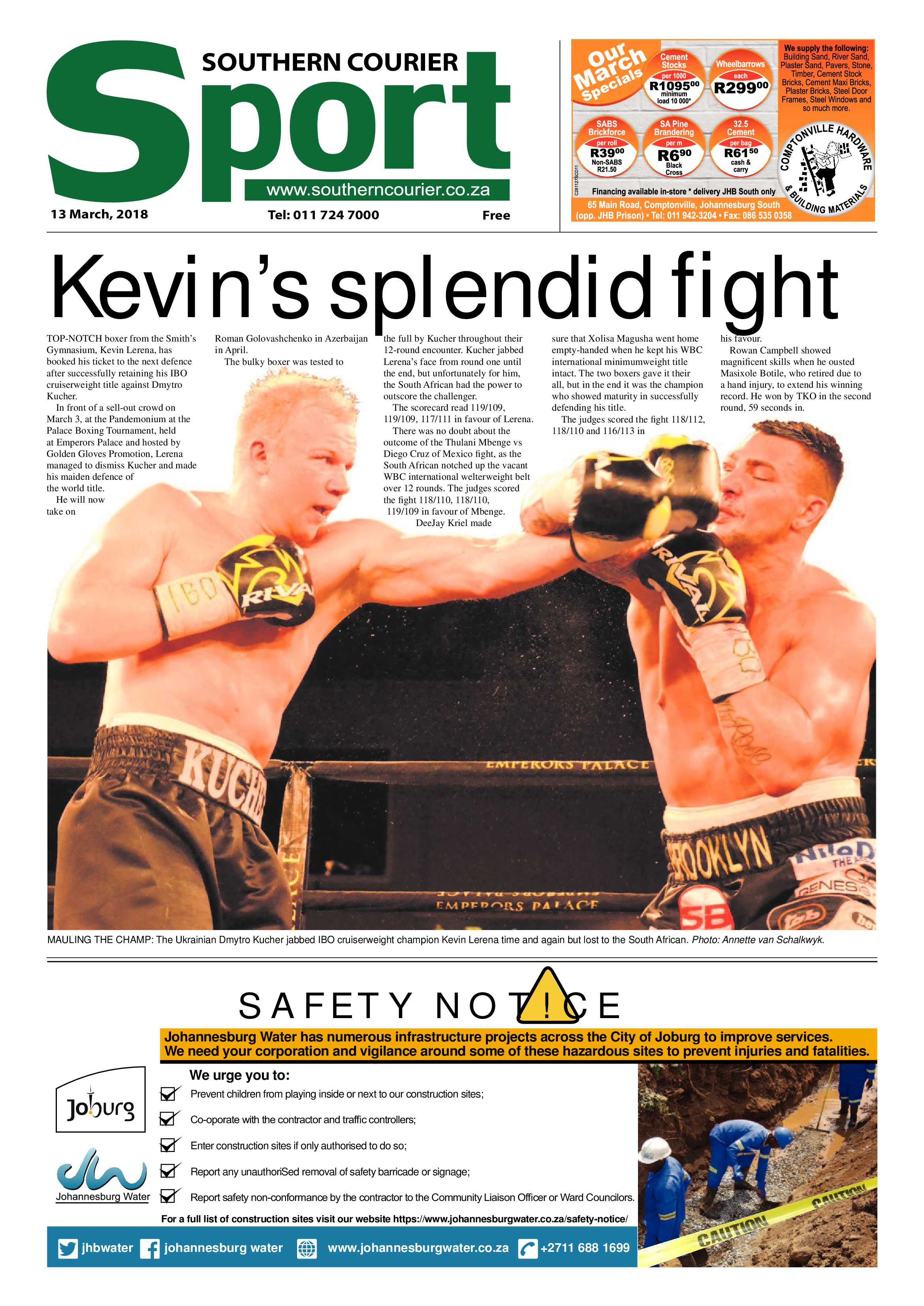 Southern Courier 13 March 2018 page 16