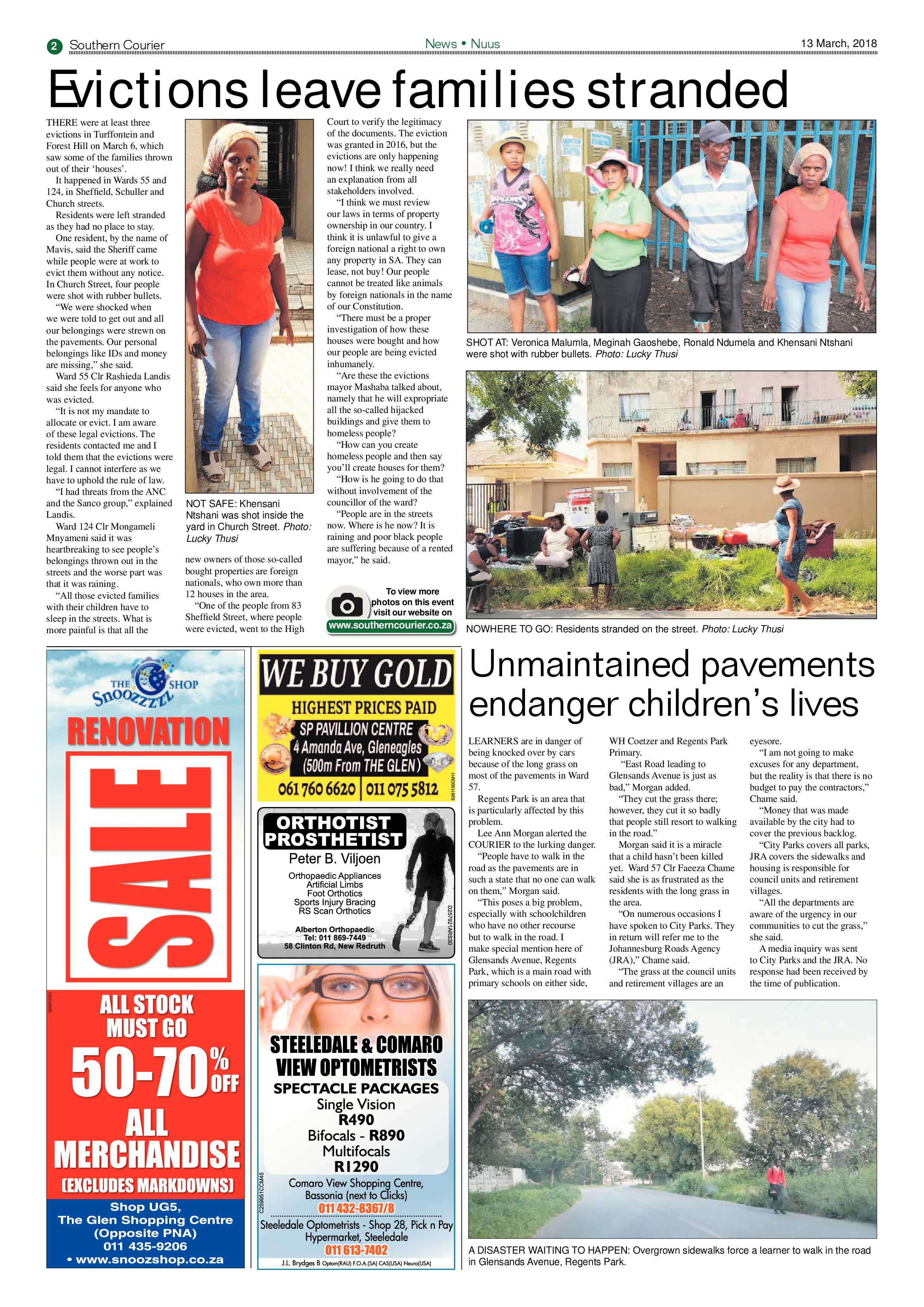 Southern Courier 13 March 2018 page 2