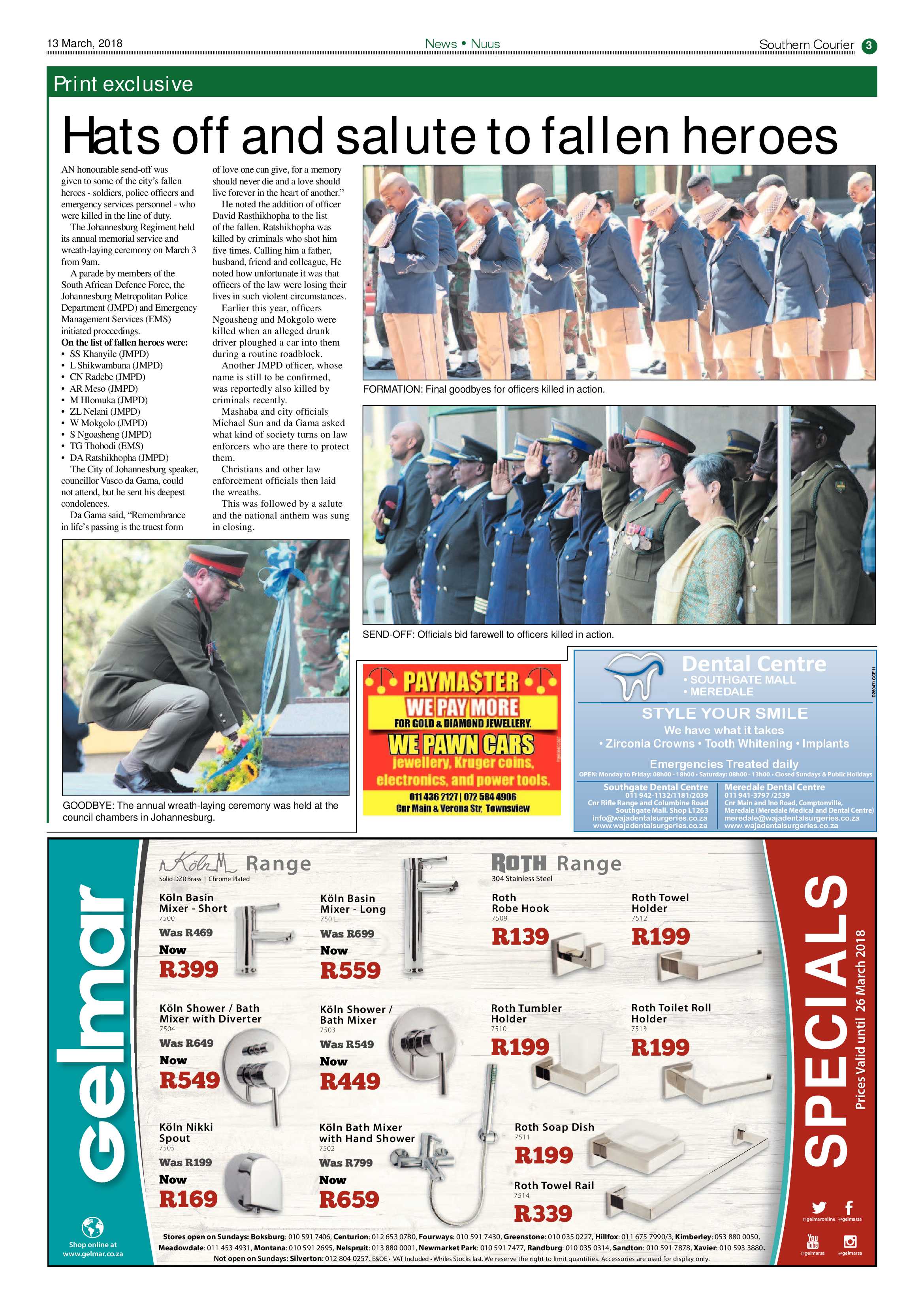 Southern Courier 13 March 2018 page 3