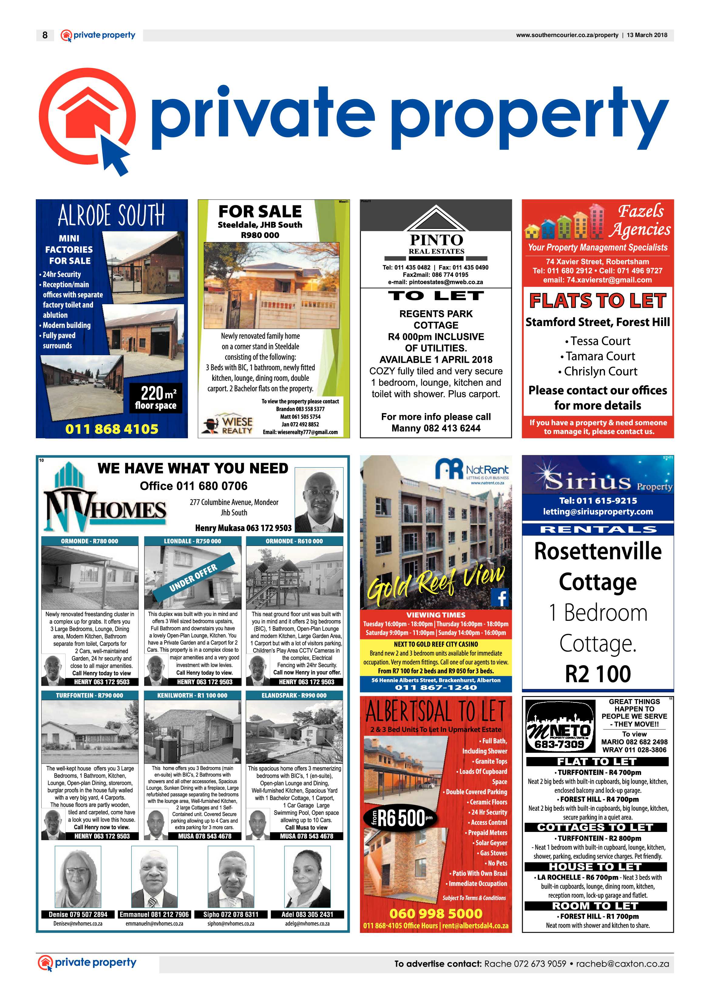 Southern Courier 13 March 2018 page 8