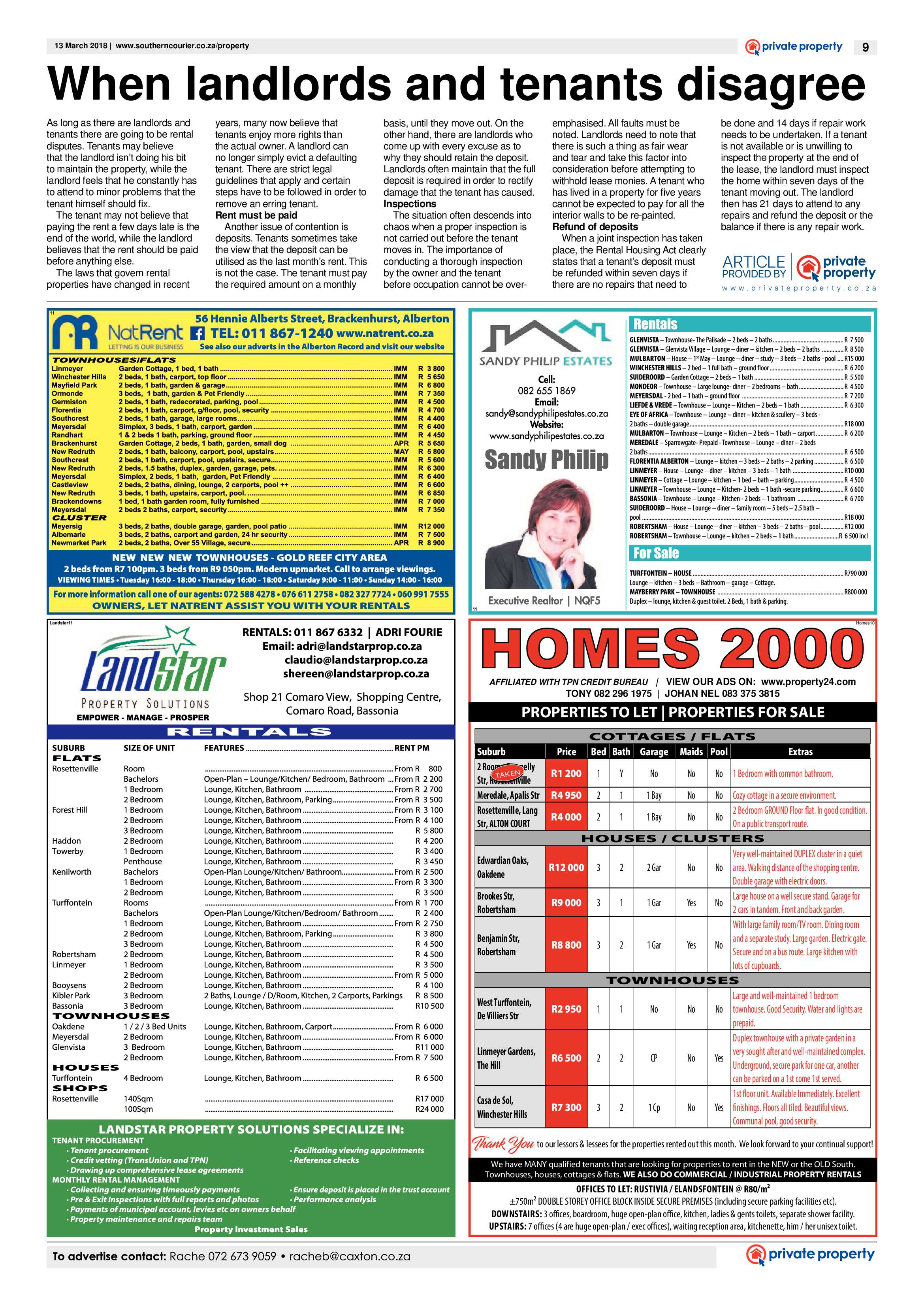 Southern Courier 13 March 2018 page 9