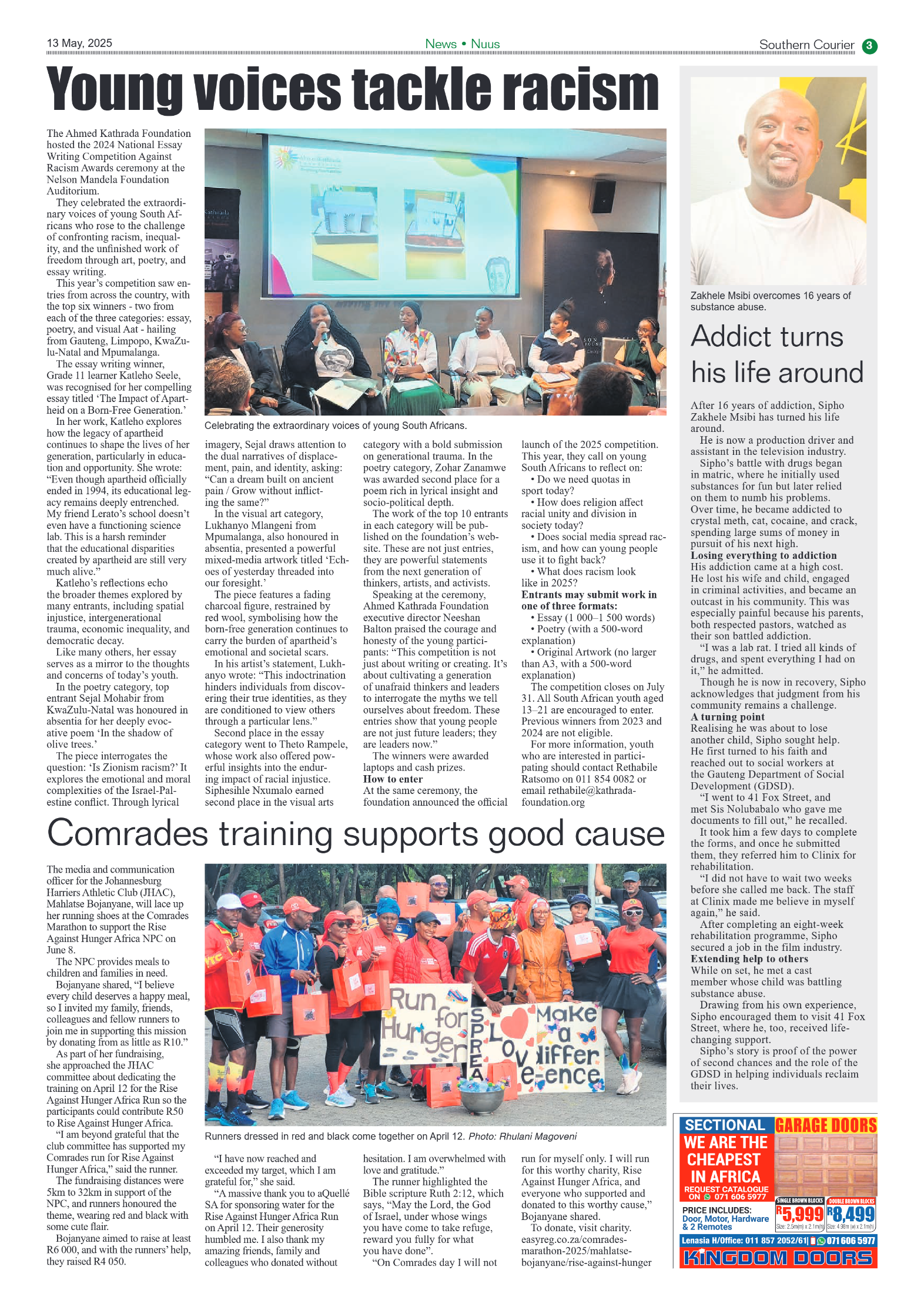 Southern Courier 13 May 2025 page 3