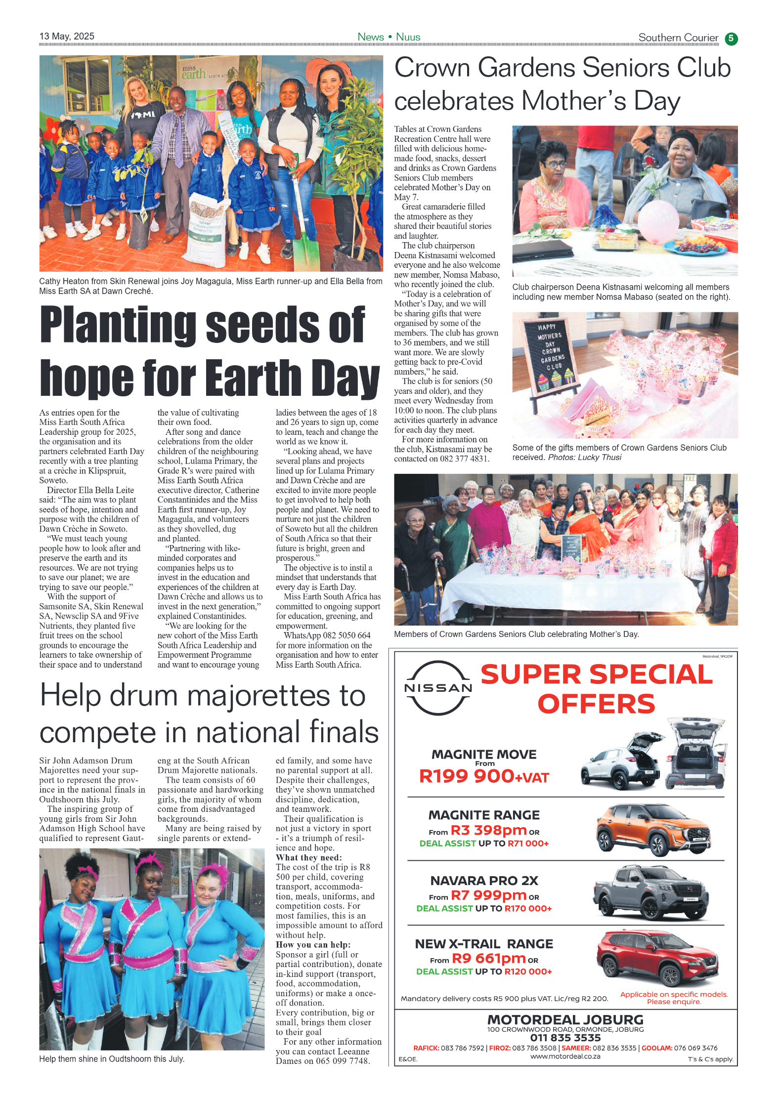 Southern Courier 13 May 2025 page 5