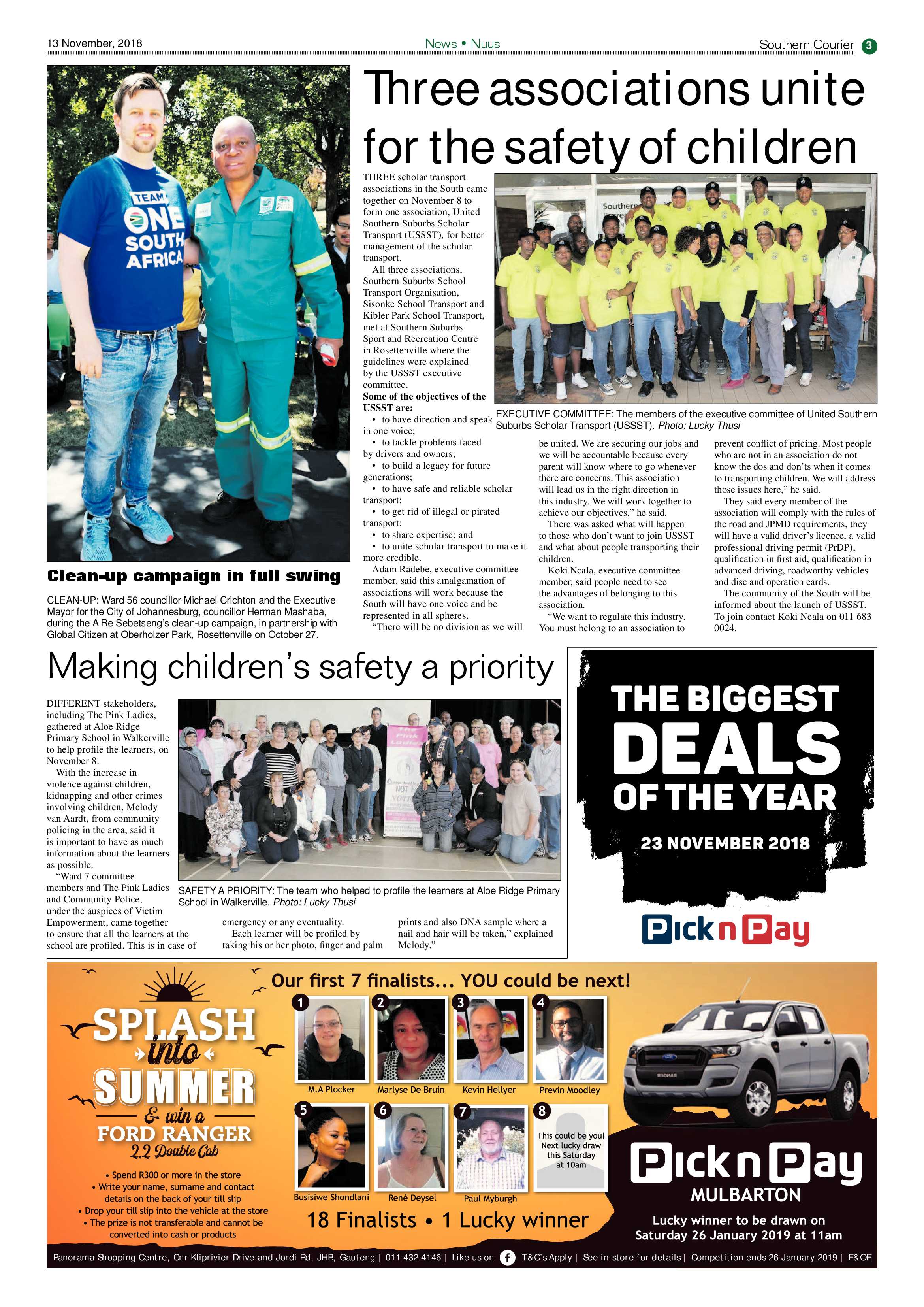 Southern Courier 13 November 2018 page 3