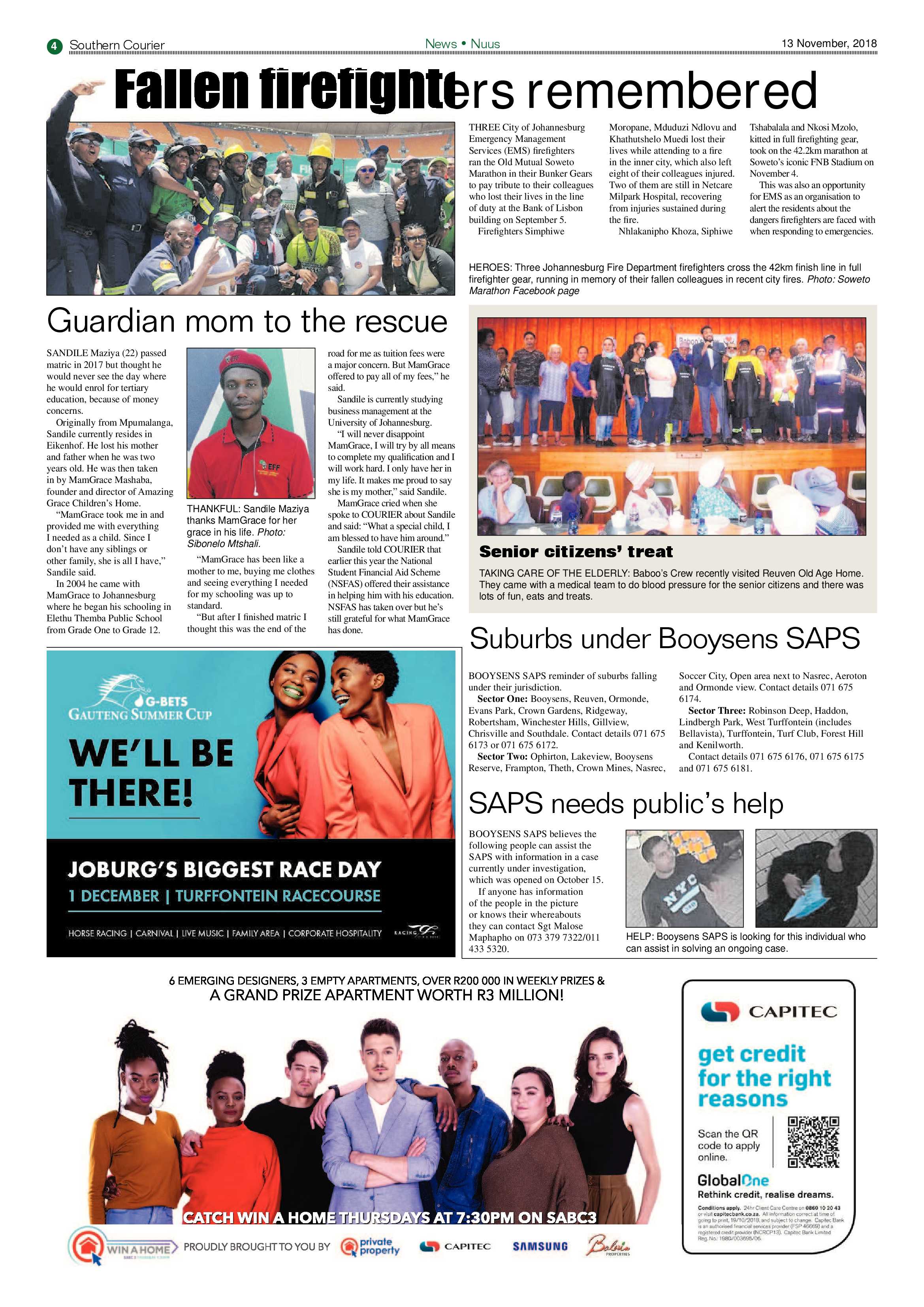 Southern Courier 13 November 2018 page 4