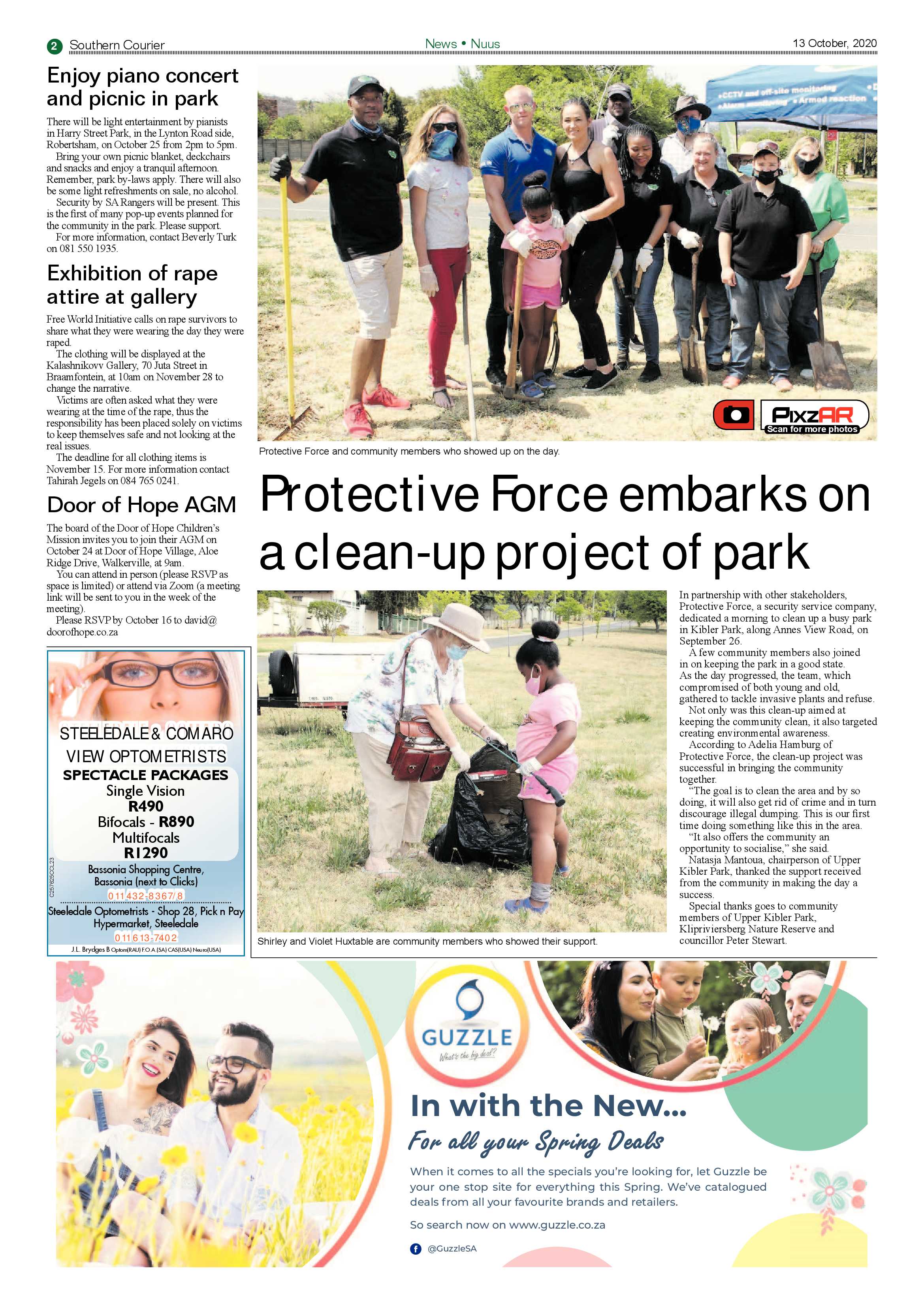 Southern Courier 13 October 2020 page 2
