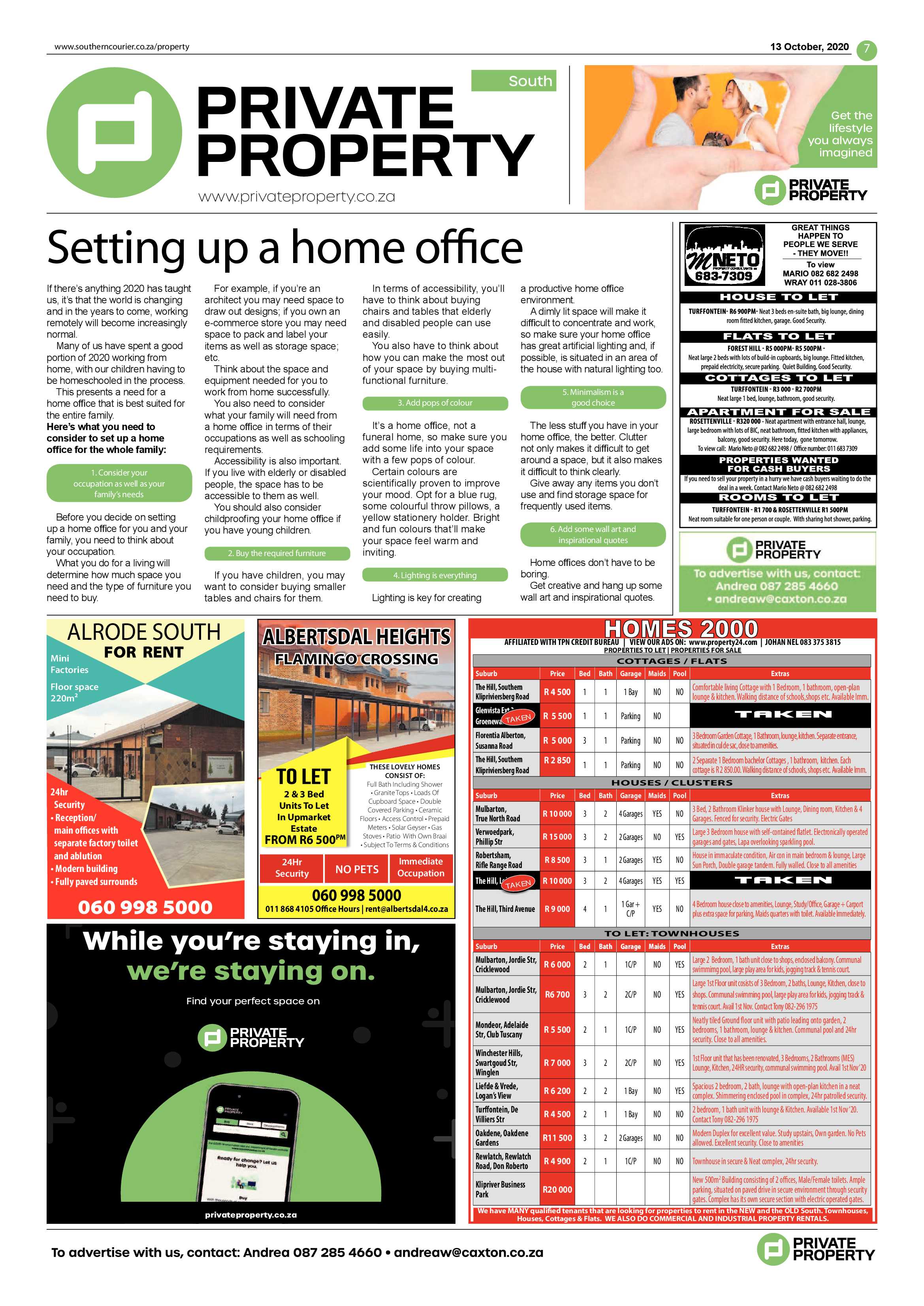 Southern Courier 13 October 2020 page 7