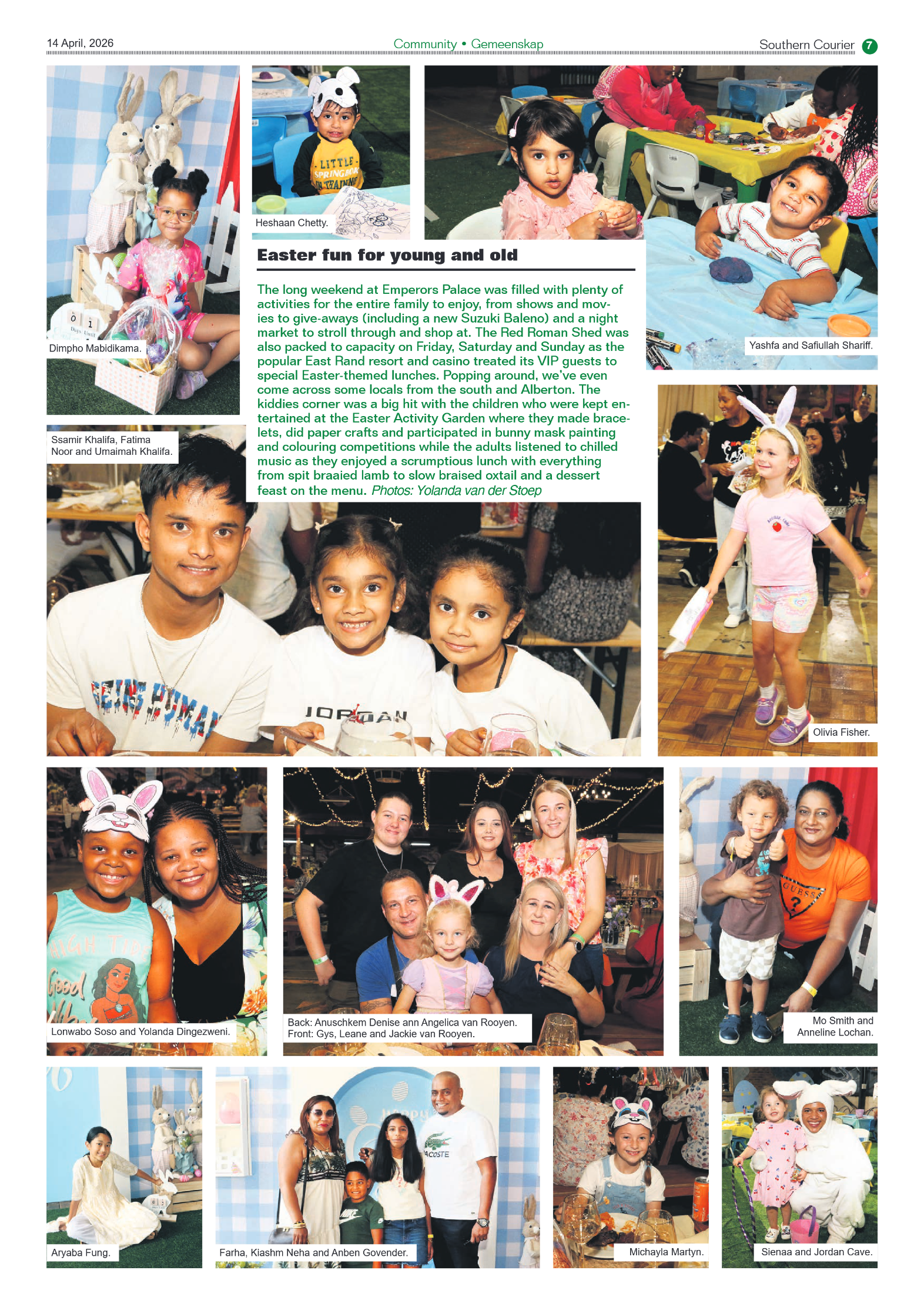 Southern Courier 14 April 2026 page 7