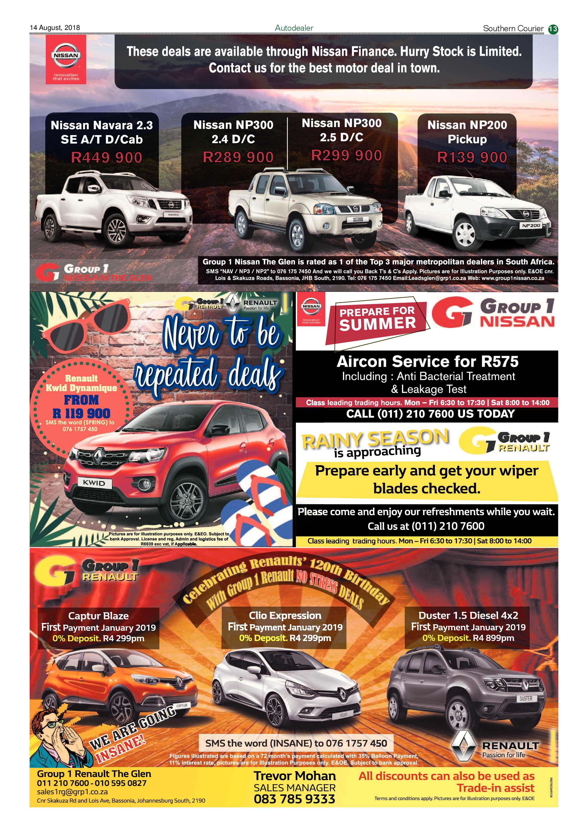 Southern Courier 14 August 2018 page 13