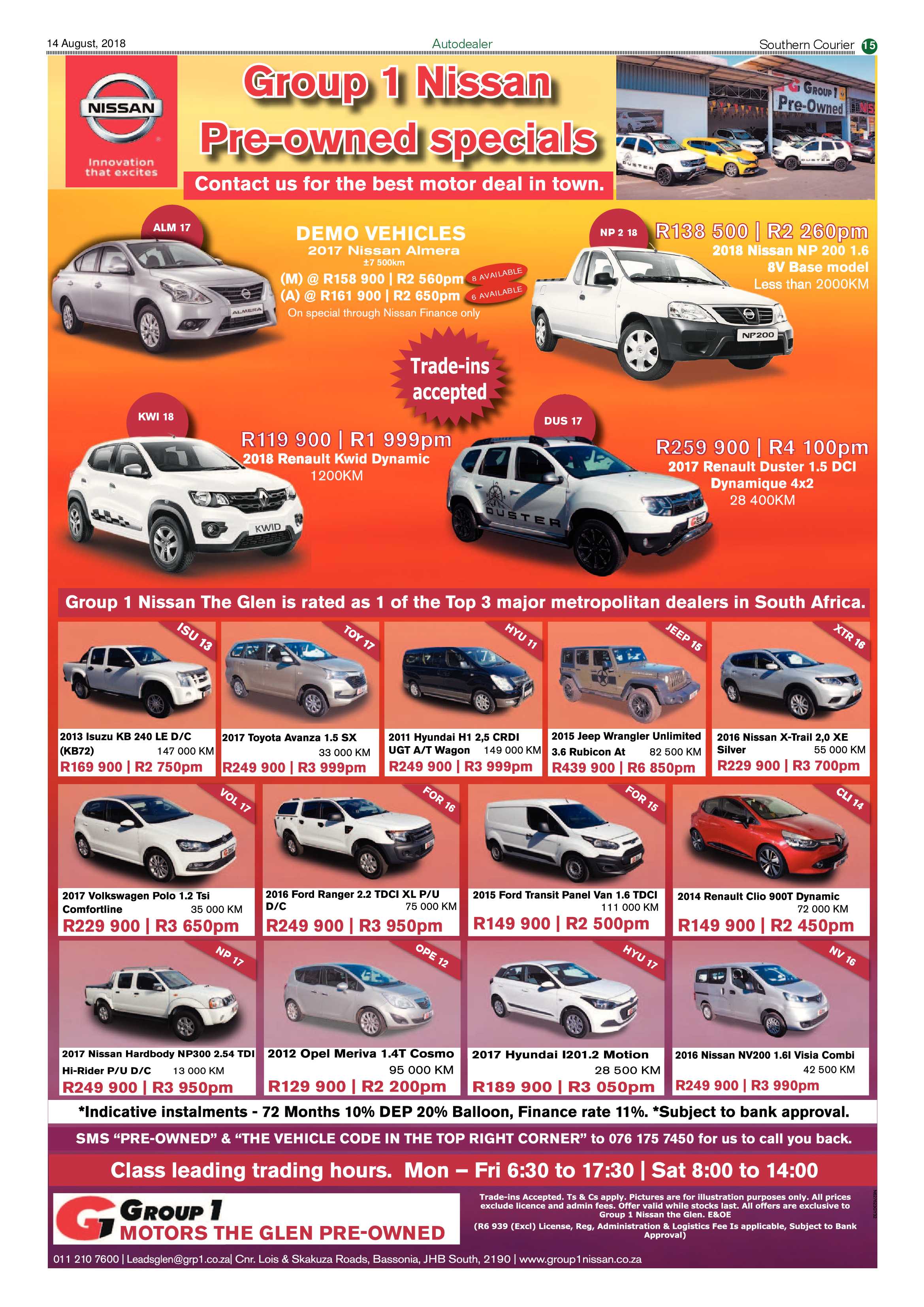 Southern Courier 14 August 2018 page 15