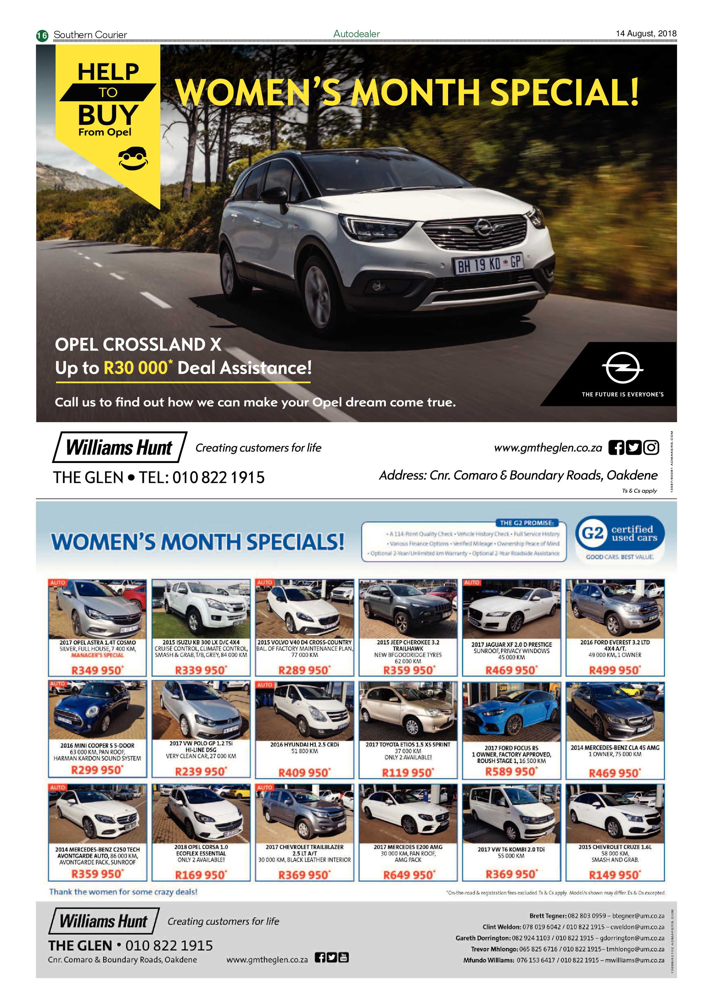 Southern Courier 14 August 2018 page 16