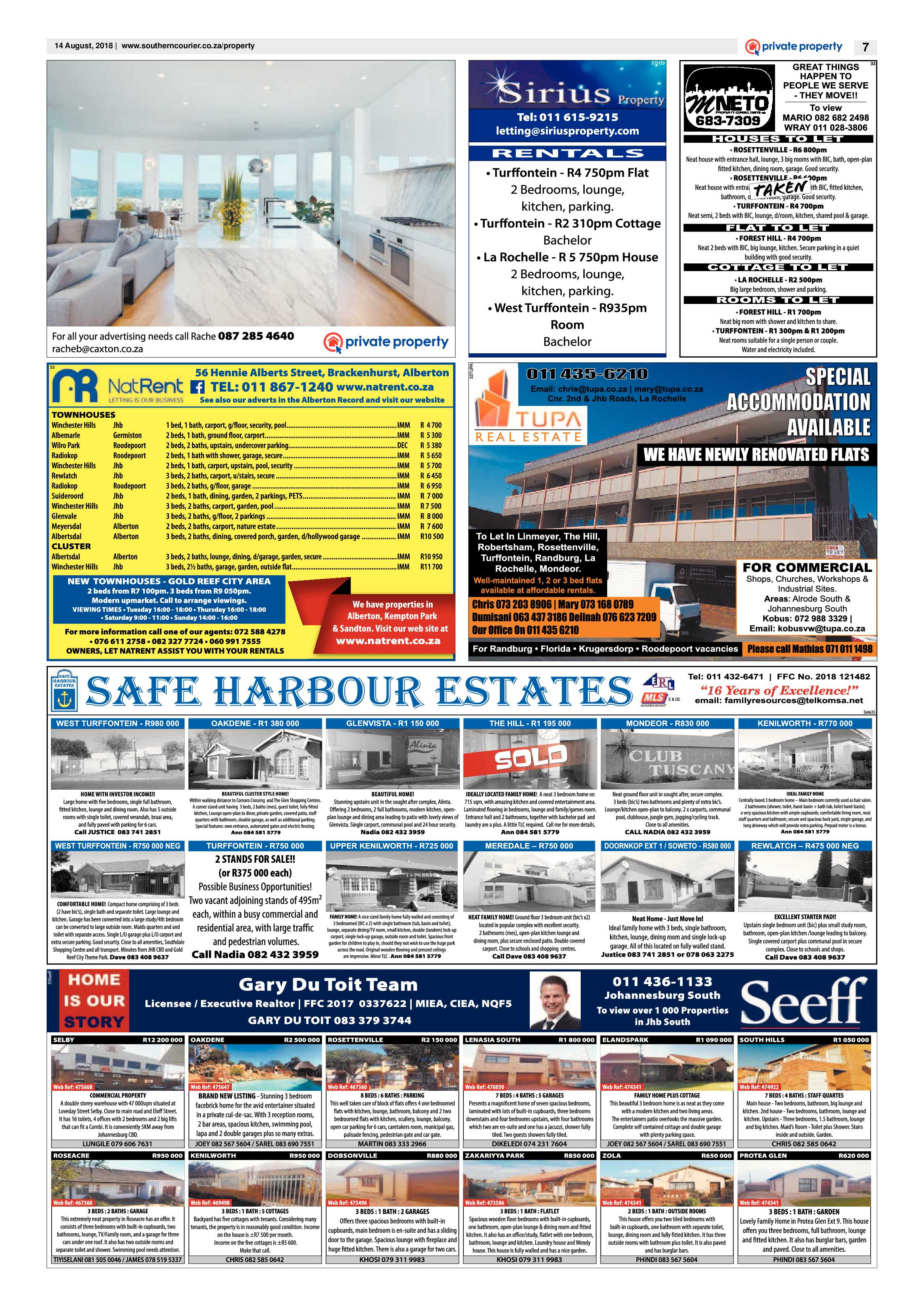 Southern Courier 14 August 2018 page 7