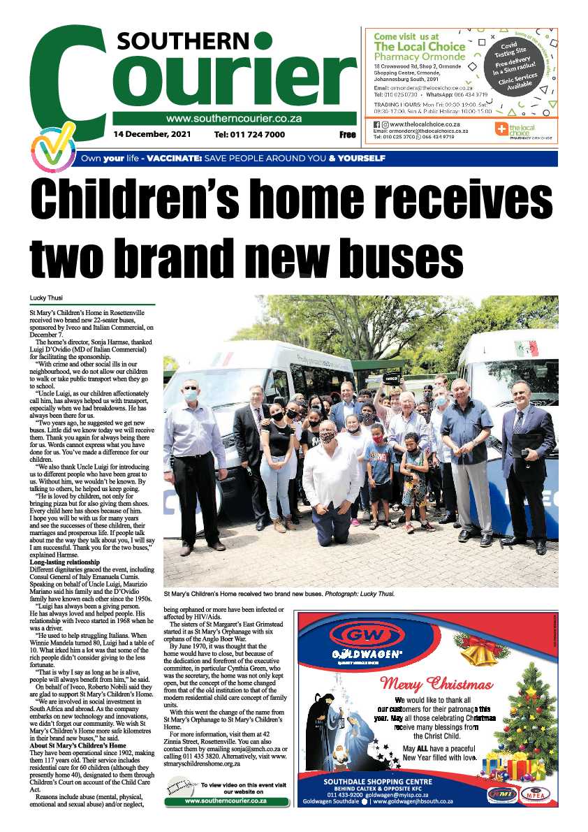 Southern Courier 14 December 2021 page 3