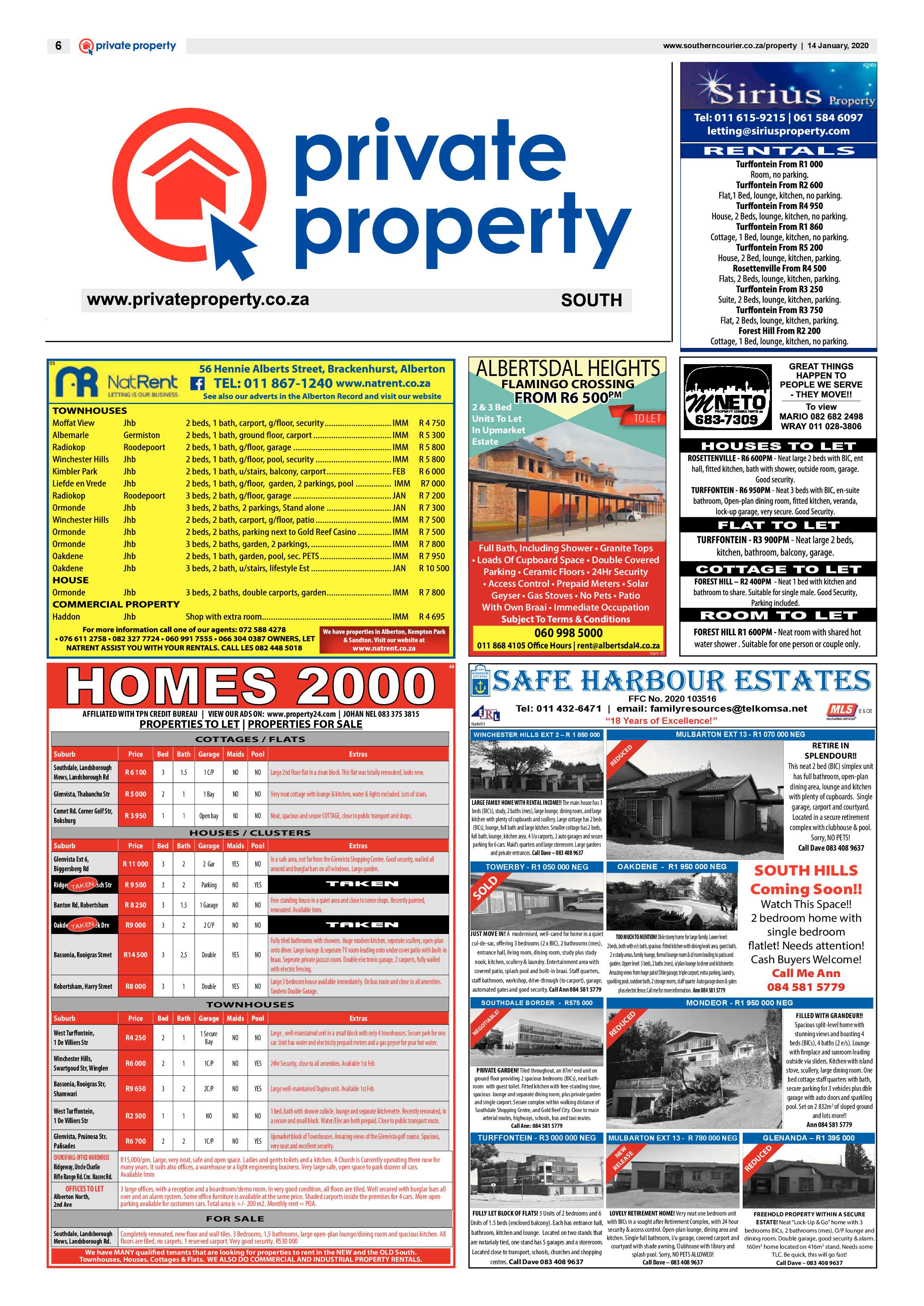 Southern Courier 14 January 2020 page 6