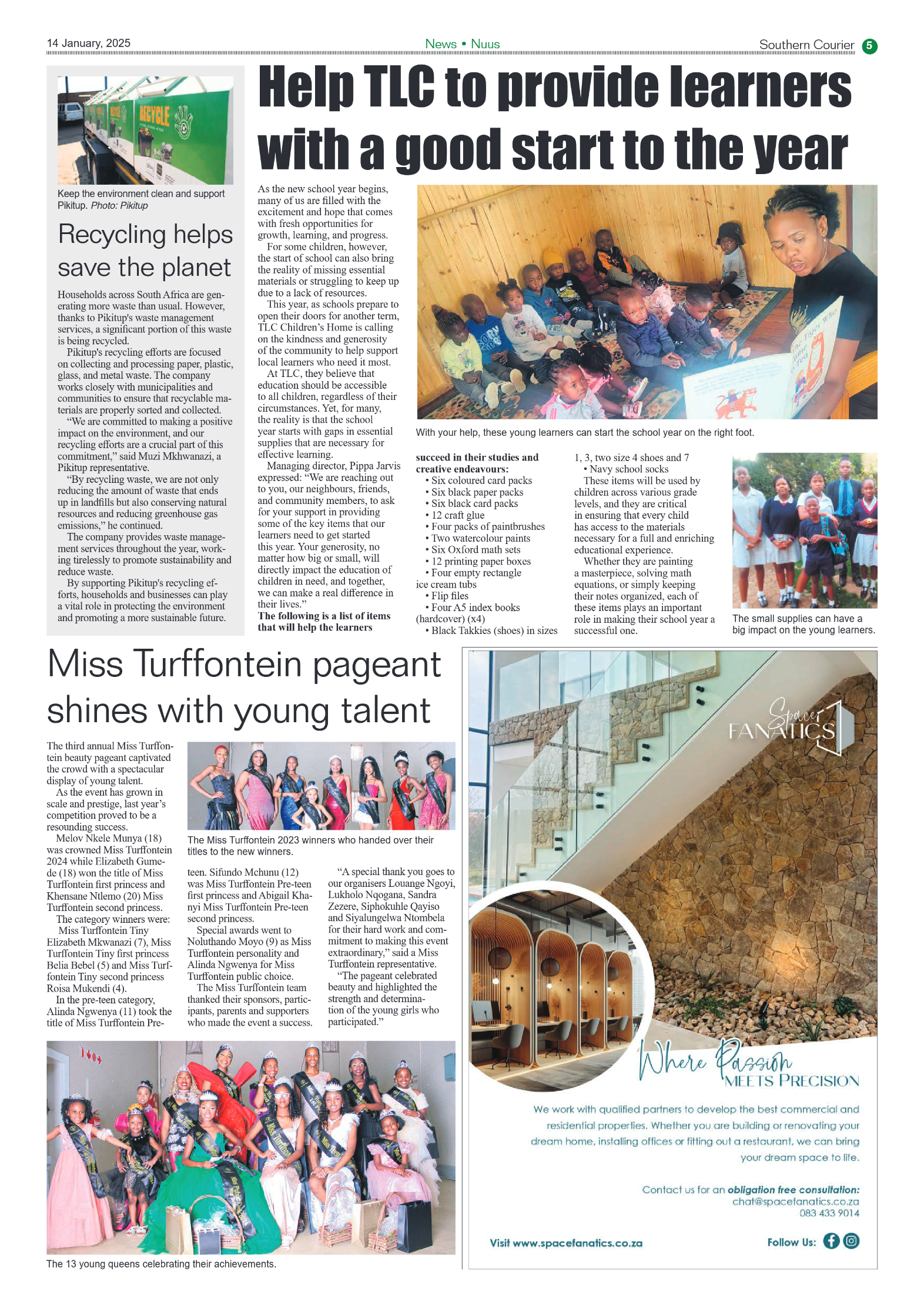 Southern Courier 14 January 2025 page 5