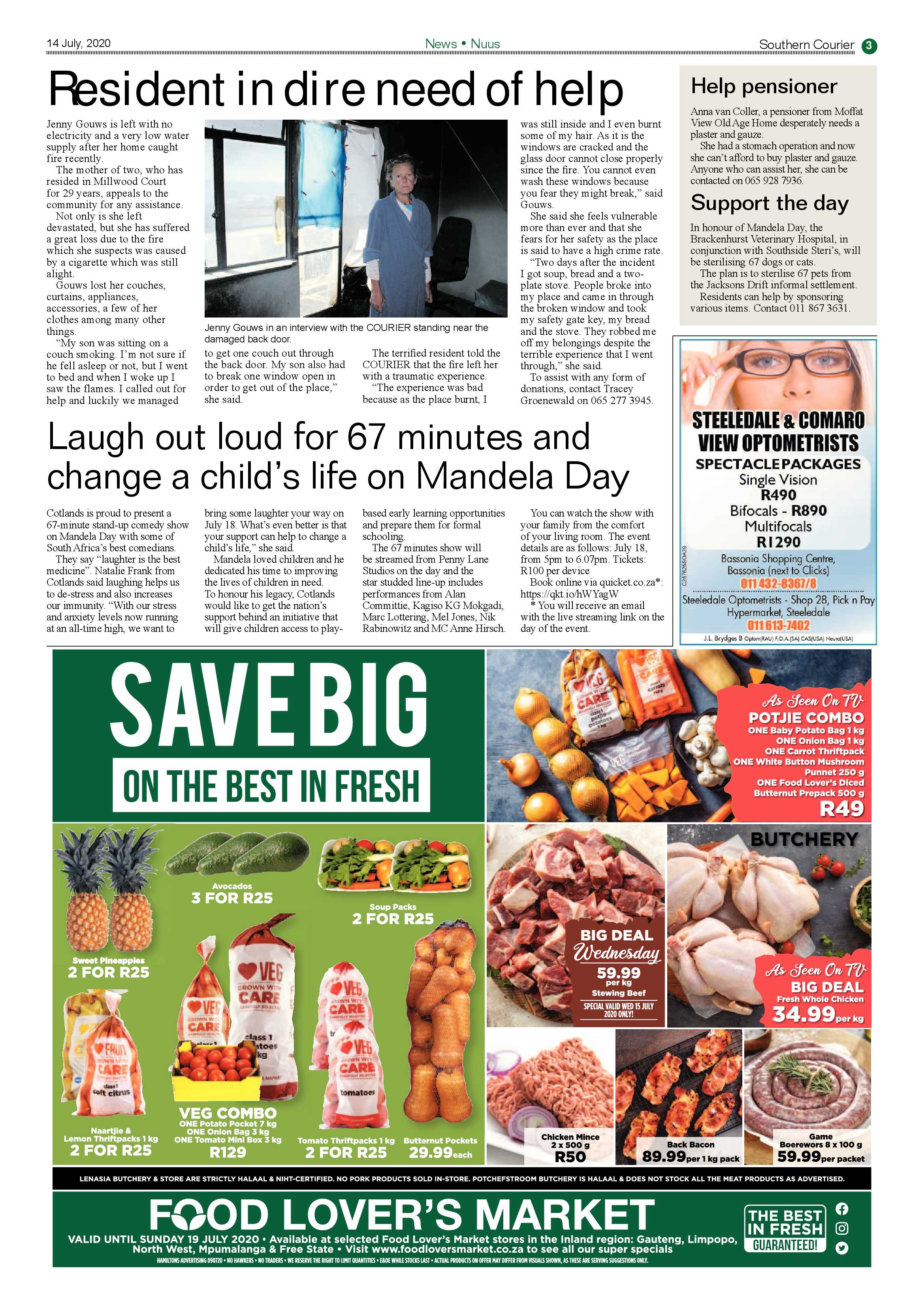 Southern Courier 14 June 2020 page 3