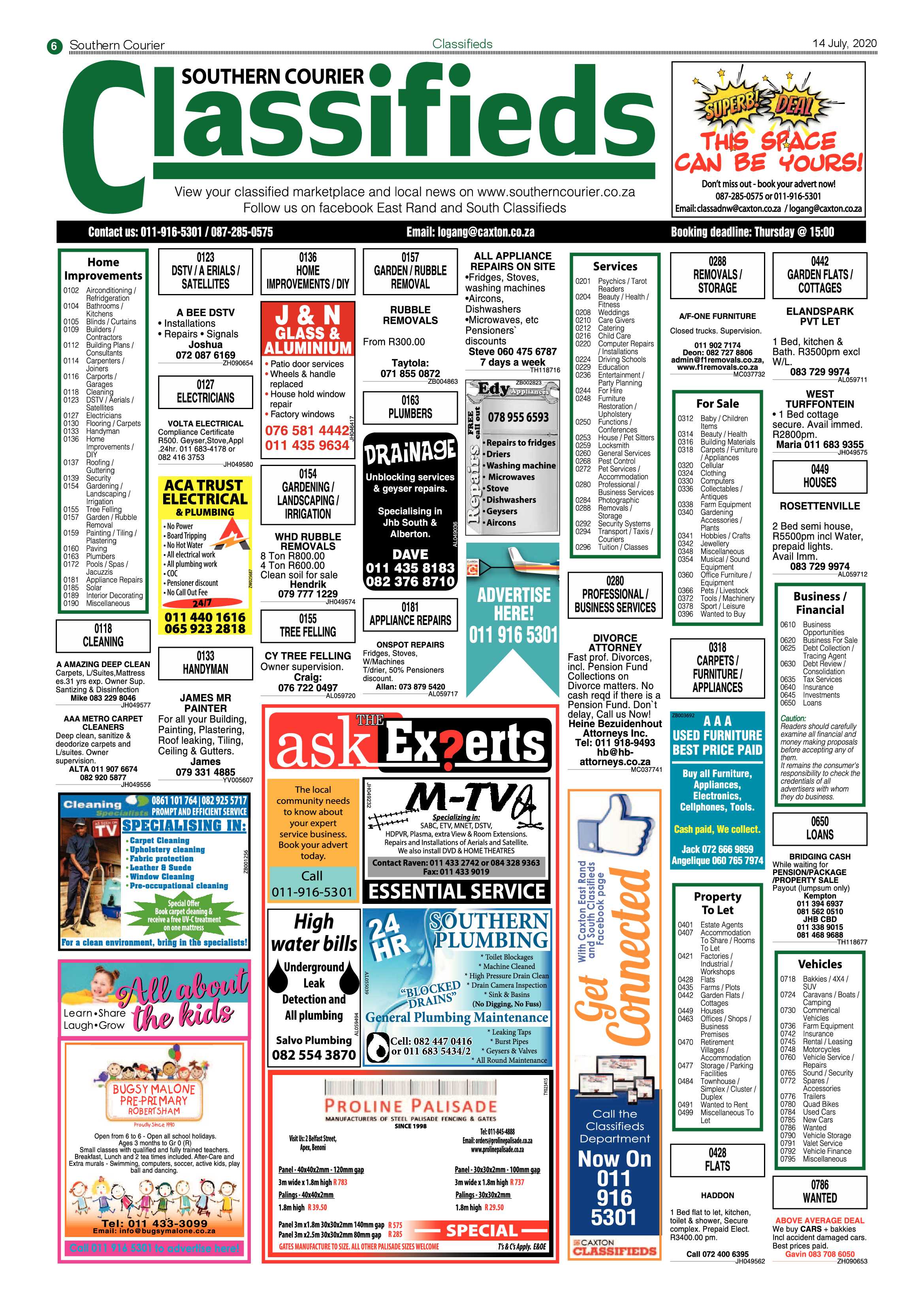 Southern Courier 14 June 2020 page 6