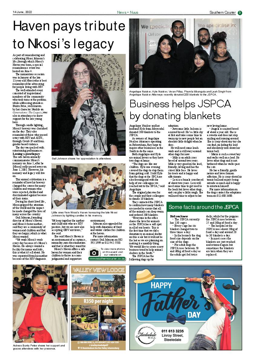 Southern Courier 14 June 2022 page 3