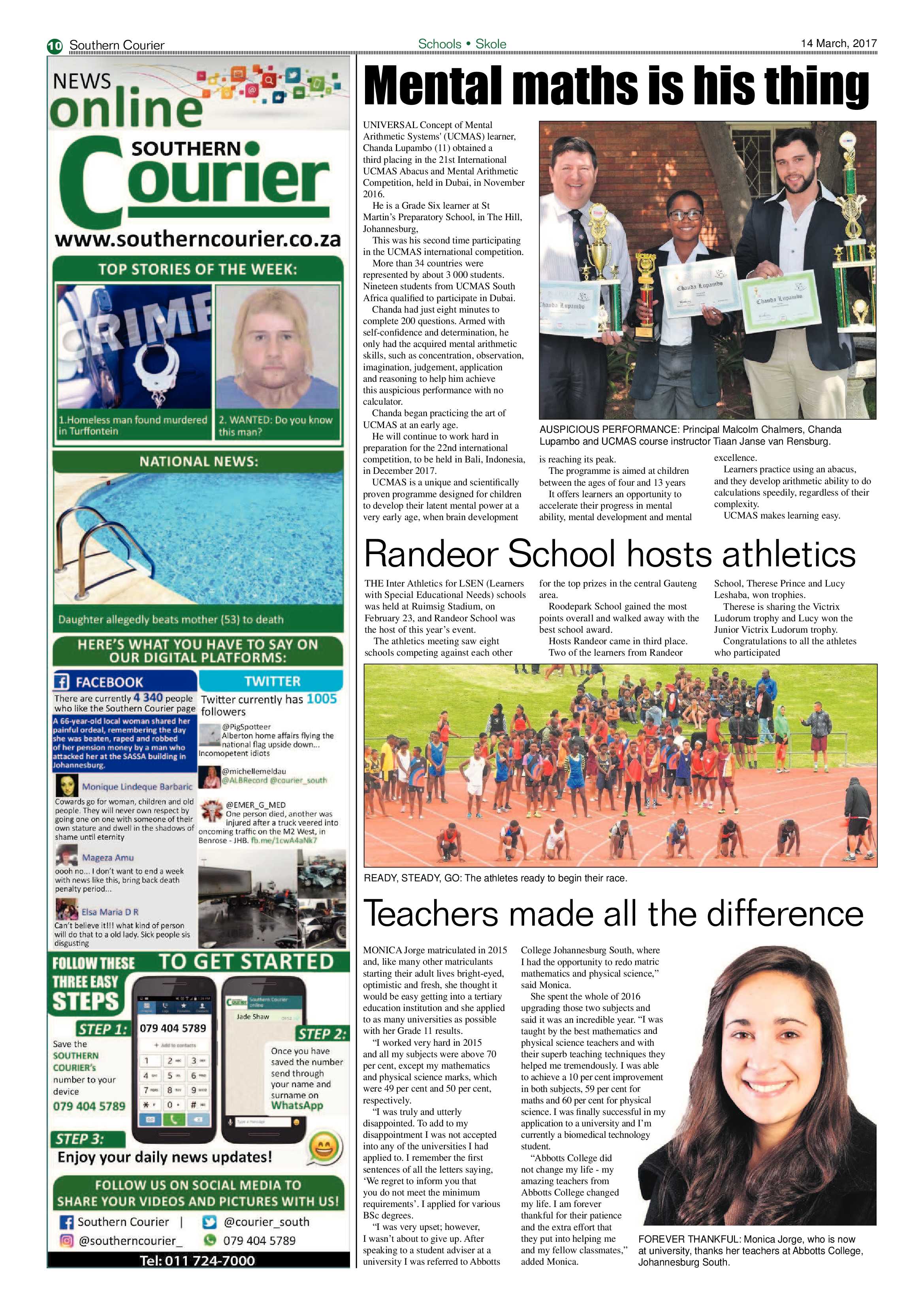 Southern Courier 14 March 2017 page 10