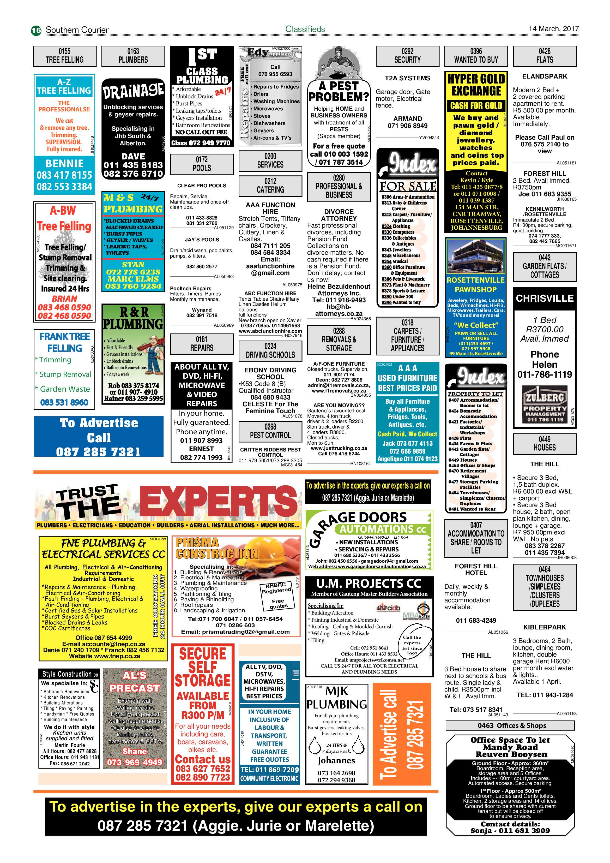 Southern Courier 14 March 2017 page 16