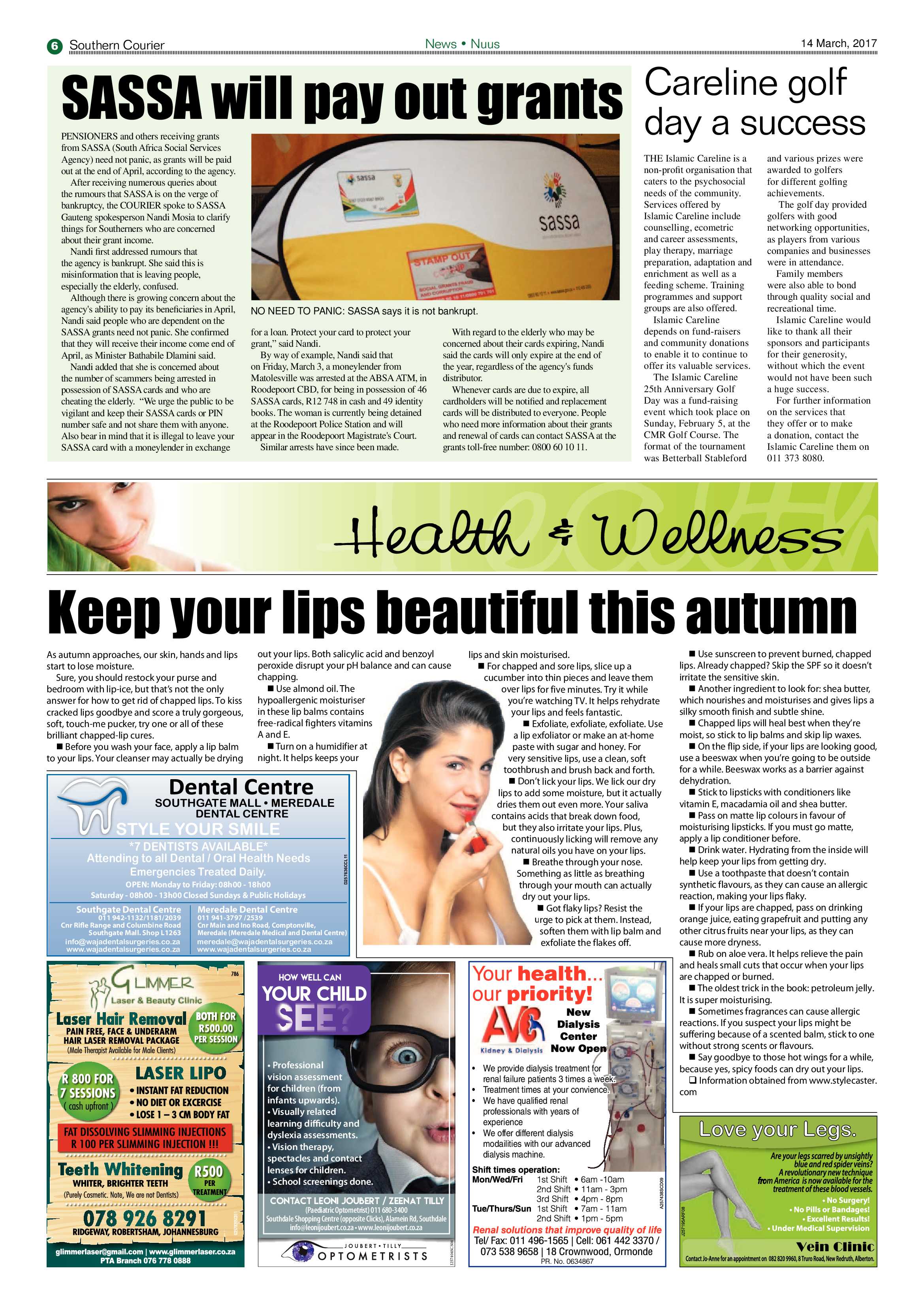 Southern Courier 14 March 2017 page 6