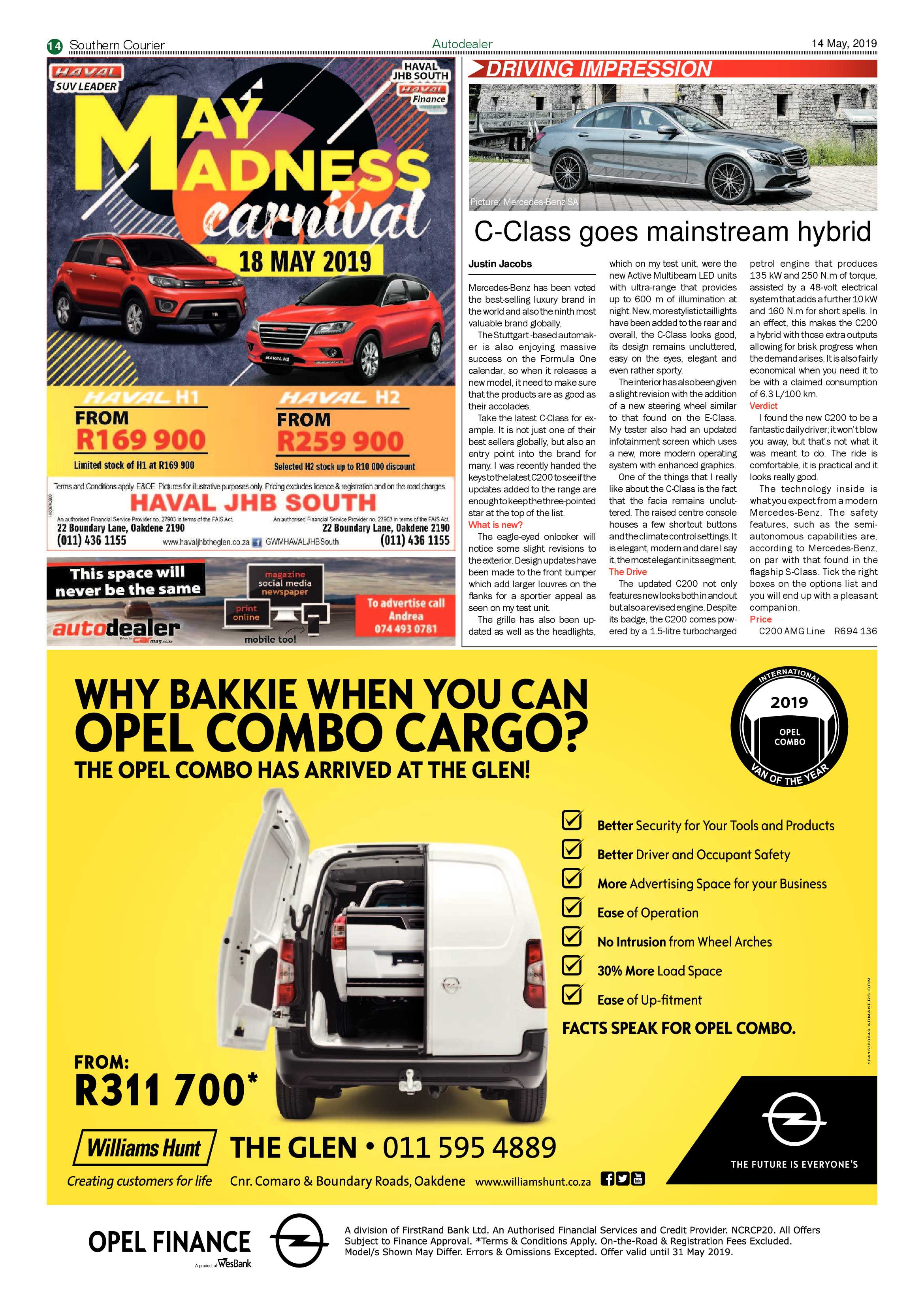 Southern Courier 14 May 2019 page 14