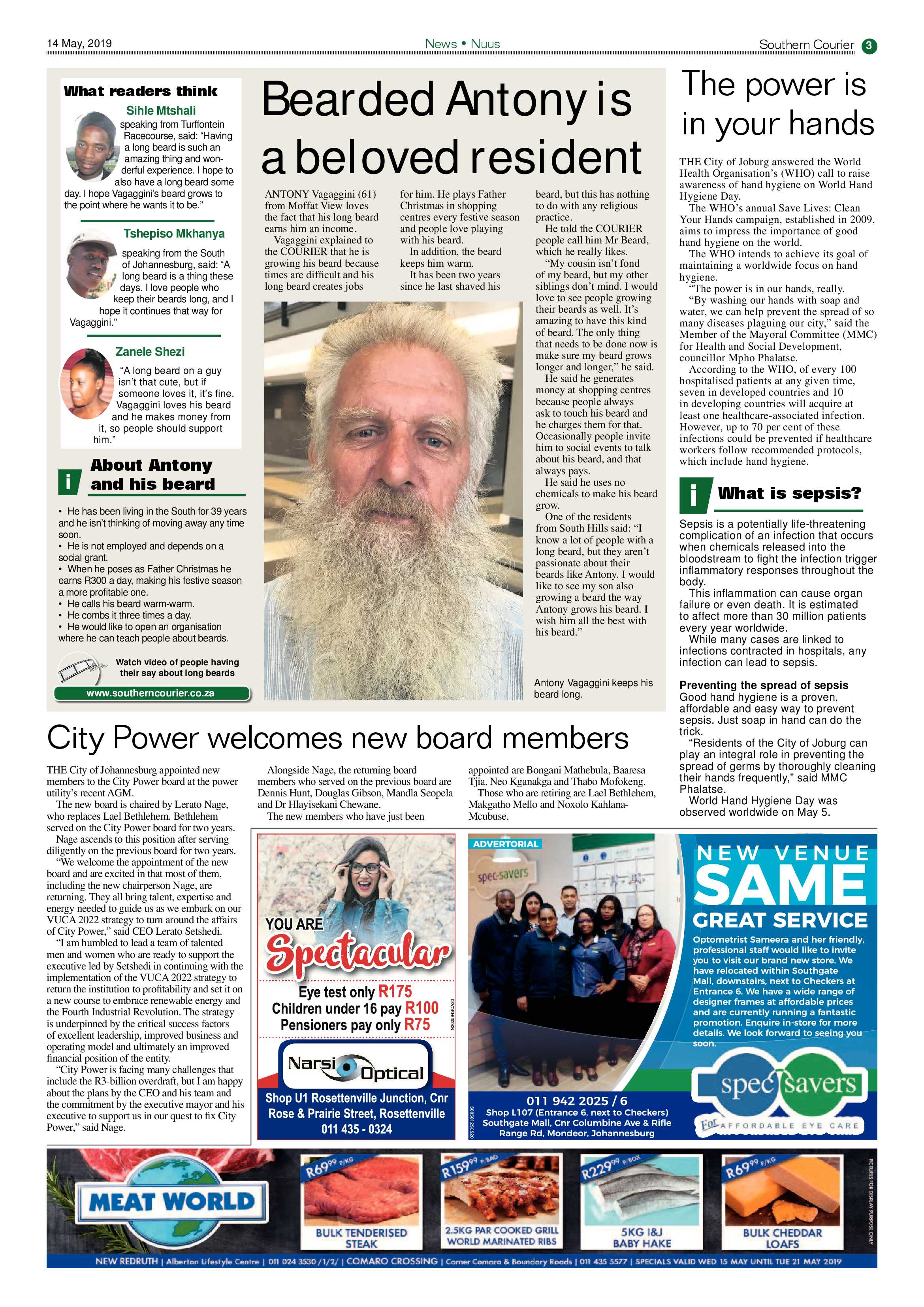 Southern Courier 14 May 2019 page 3