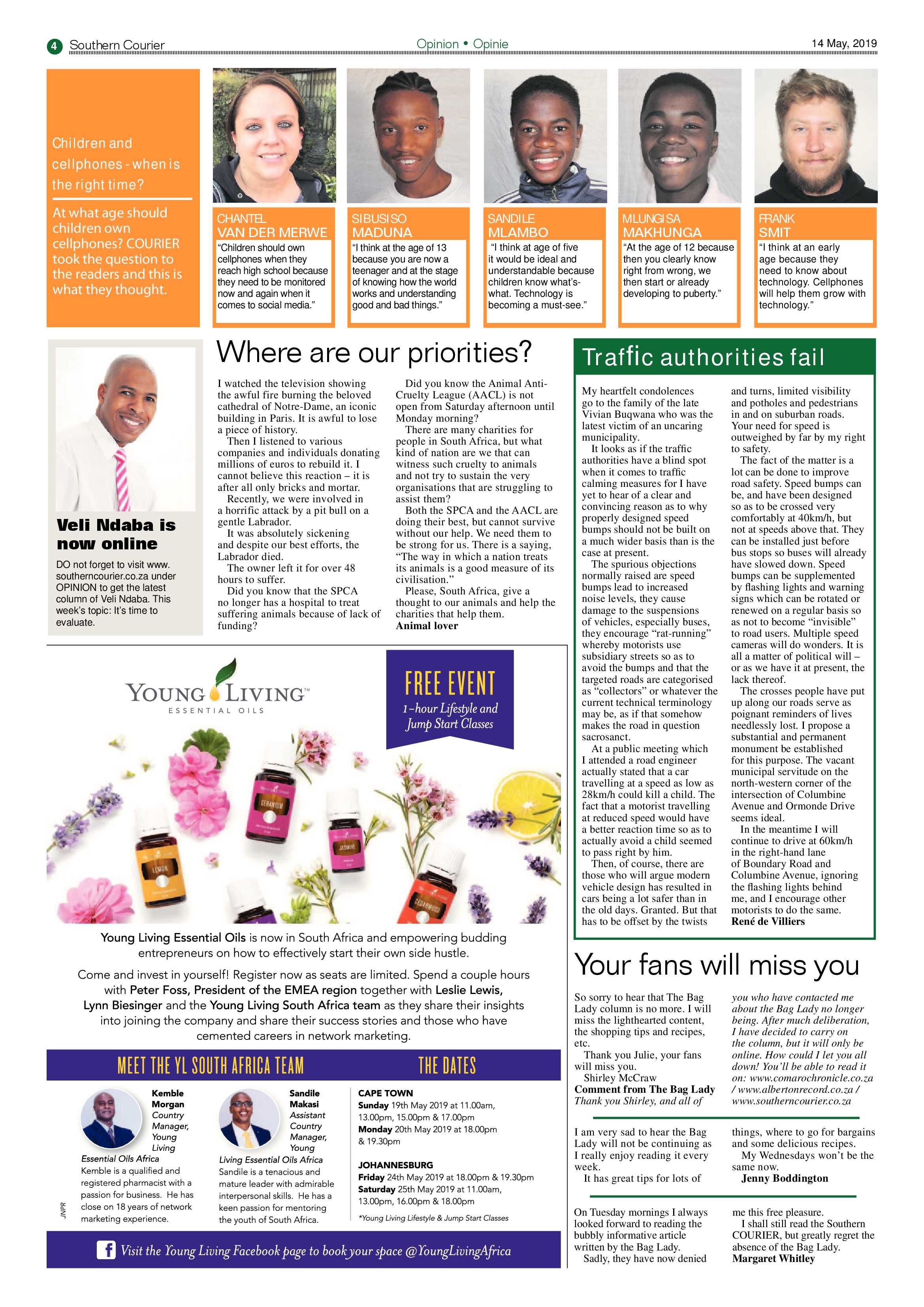 Southern Courier 14 May 2019 page 4