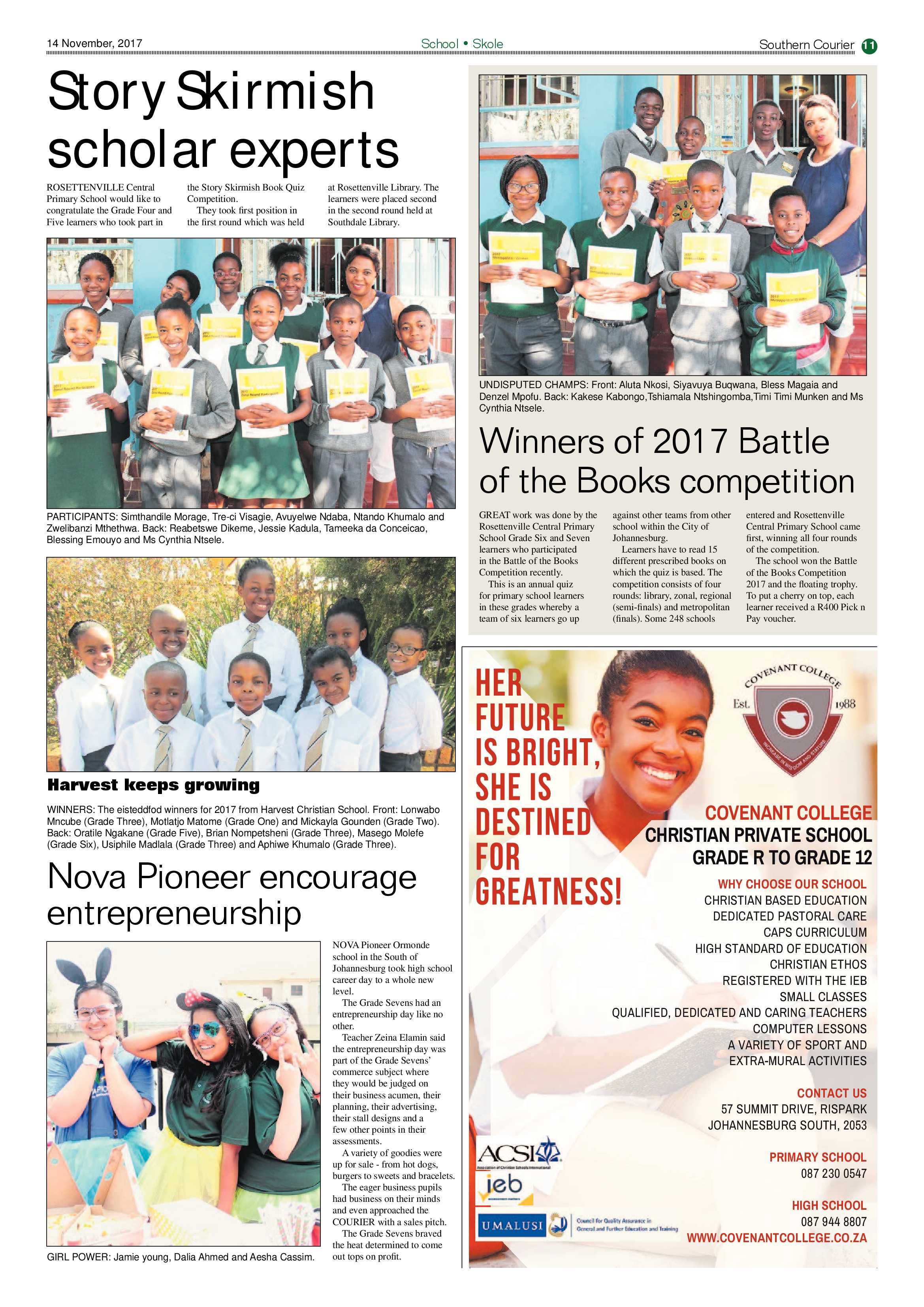 Southern Courier 14 November 2017 page 11