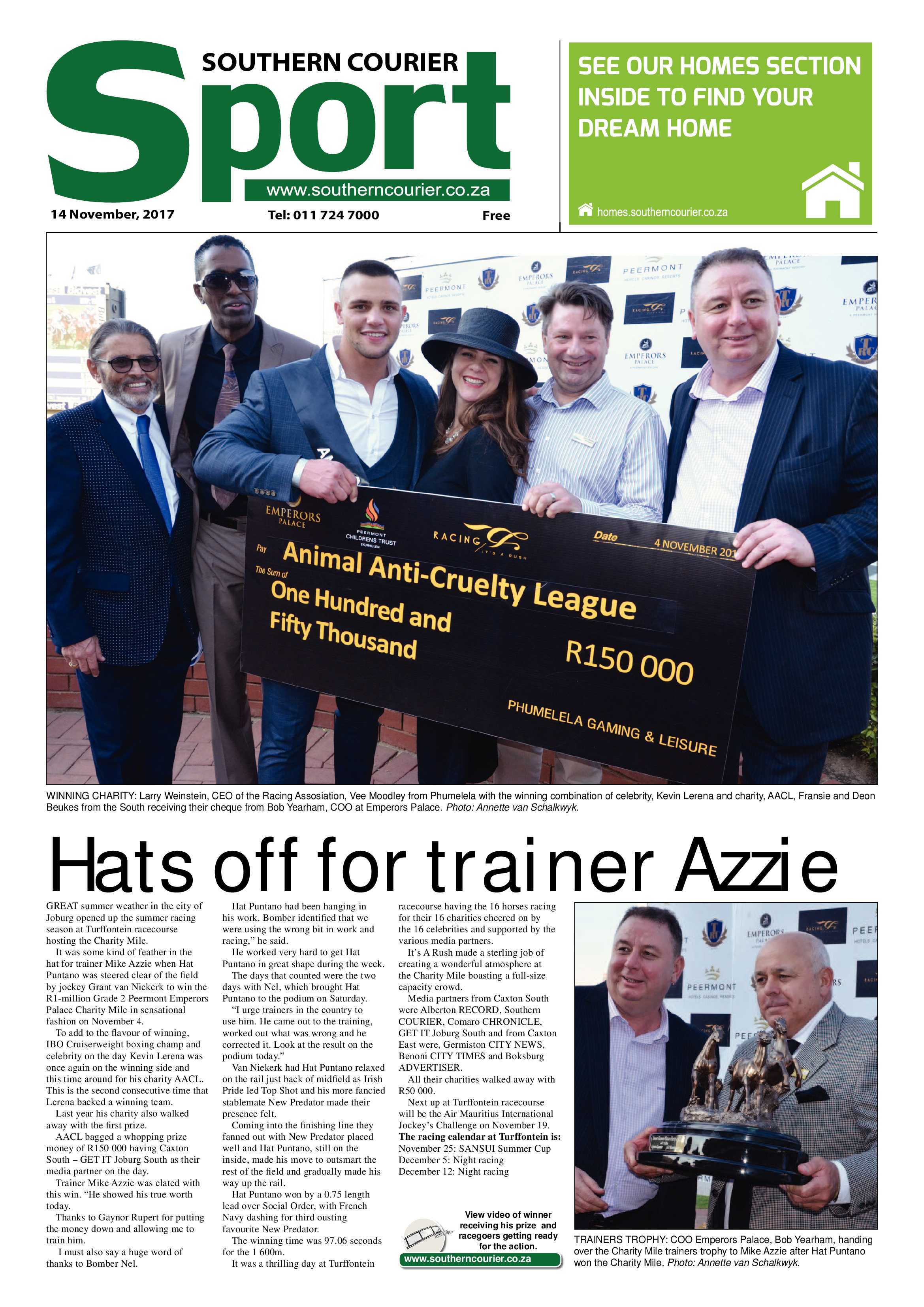 Southern Courier 14 November 2017 page 20